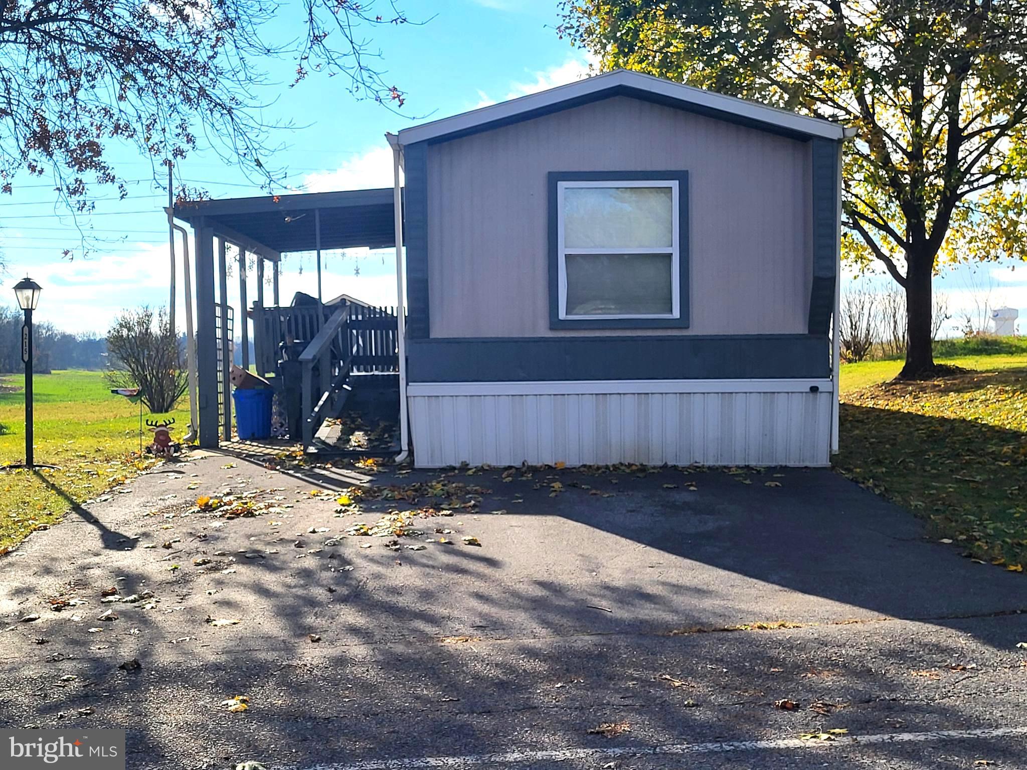 Charming Move-In Ready Manufactured Home in Peaceful Shippensburg Community

Discover the perfect blend of comfort and convenience with this delightful manufactured home, ready for you to make it your own. Nestled in a tranquil community in the heart of Shippensburg, this property offers a serene retreat while remaining close to all the local amenities you need.

Key Features:
Spacious Open-Concept Living Area
Step into a bright and airy living space, perfect for relaxing or entertaining family and friends.

Modern Kitchen with Updated Appliances
The kitchen boasts sleek, updated appliances, ample counter space, and plenty of storage, making meal prep a breeze.

Peaceful Community Setting
Enjoy the quiet charm of this neighborhood, complete with friendly neighbors and well-maintained surroundings.

Convenient Location
Situated just minutes from local shops, dining, parks, and entertainment, you'll have easy access to everything Shippensburg has to offer. Plus, major routes make commuting a breeze.

This home is ideal for anyone looking to settle into a well-maintained property without the hassle of renovations. Whether you're a first-time homebuyer, downsizing, or simply seeking a peaceful lifestyle, this move-in-ready home is a fantastic choice.

Don't miss out—schedule your showing today and start the next chapter of your life in this charming home!
