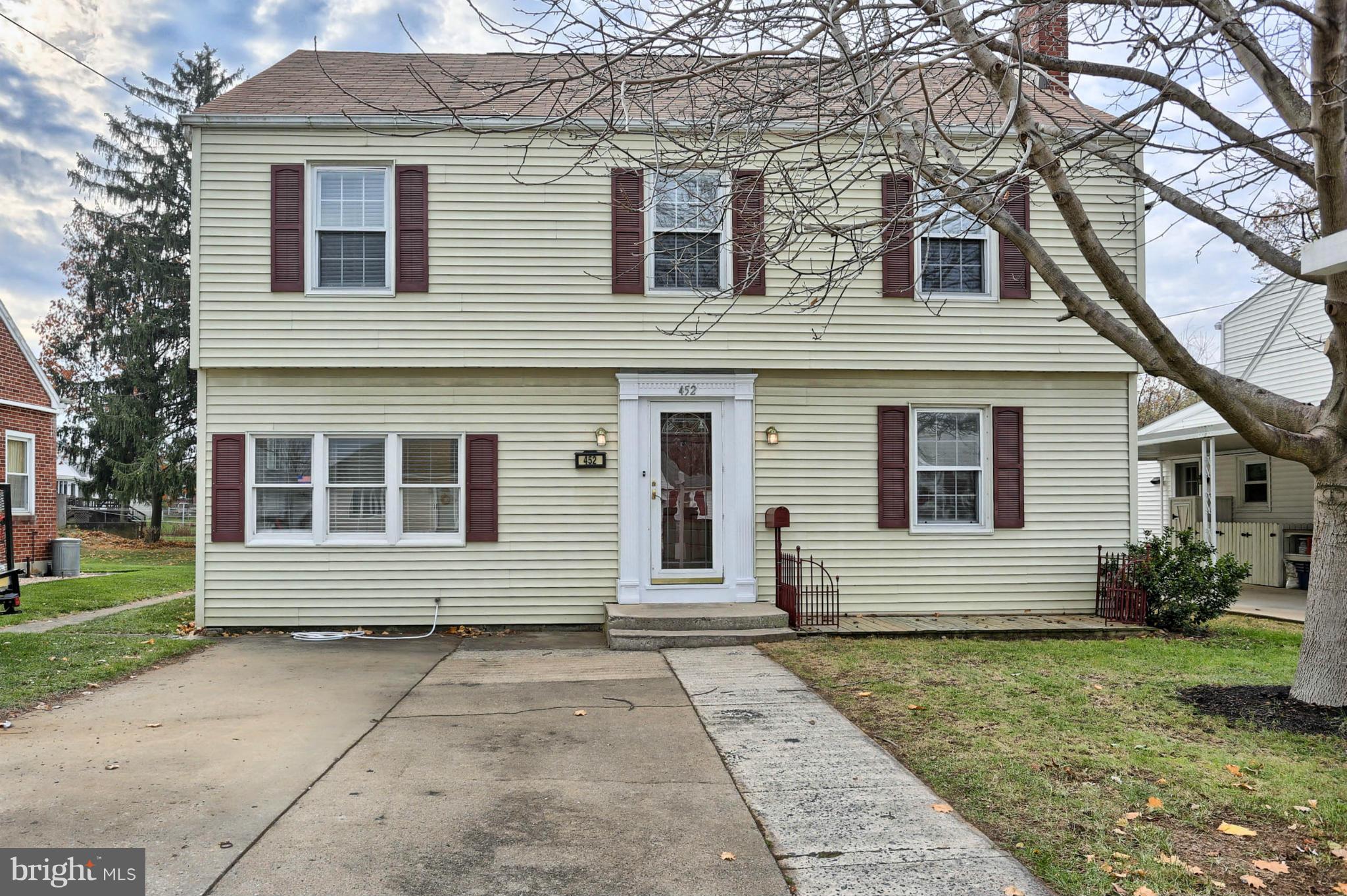 Beautiful home located in Chambersburg within walking distance from the high school. This charming home features 4 spacious bdrs, 3 full bths, living room w/ fireplace great for staying warm this winter, carpeted dining room, spacious family room  great for entertaining and den. Out back there is a shed that provides lots of storage and a patio and screen in porch great for outside entertaining!