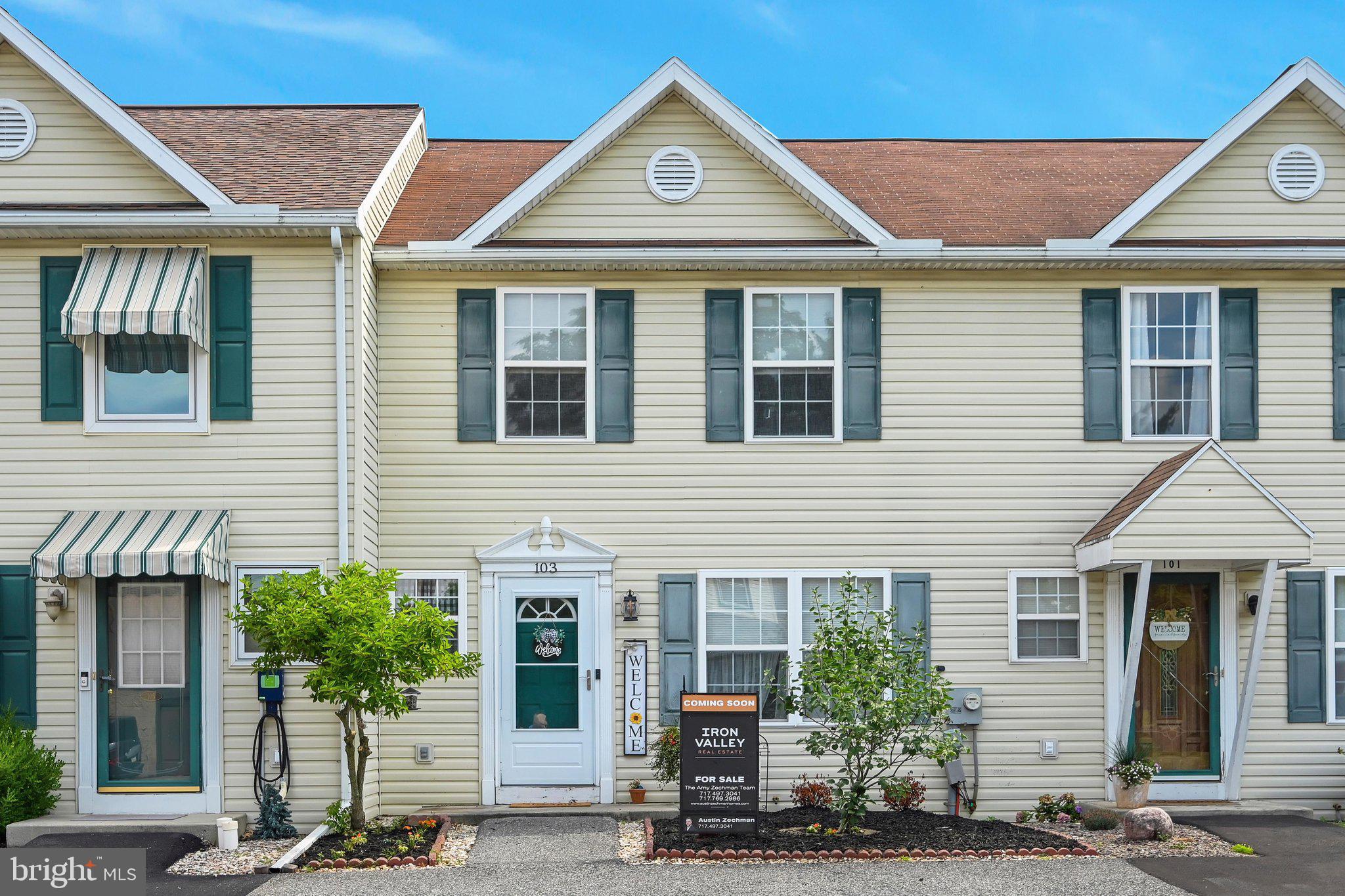 Welcome home to this beautifully maintained 3-bedroom, 2.5-bath townhome offering over 1,656 square feet of finished living space in the heart of Newmanstown. The main level features a spacious living room with crown molding, an inviting kitchen with tile flooring, and a convenient powder room. Upstairs, the primary suite includes a private bath and generous walk-in closet, along with two additional bedrooms and the convenience of second-floor laundry.

The finished lower level provides the perfect space for a family room, recreation area, home office, or gym while offering plenty of additional storage. Step outside to enjoy the fenced rear yard, ideal for pets, play, or entertaining, plus two private off-street parking spaces. Energy-efficient and low-maintenance, this home is conveniently located near local amenities with easy access to major routes. Move-in ready and waiting for its next owner—schedule your private showing today!