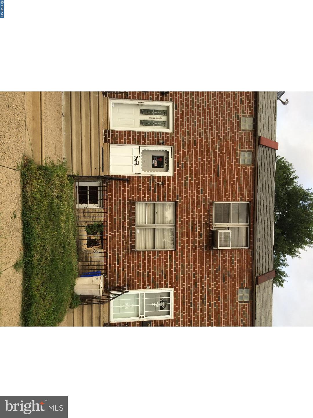 OPPORTUNITY KNOCKING...$5k drop!! DROP AGAIN 5k! We're down to 125k!! Boss said to "move it!" .Hello owner occupant or investor. Here's your opportunity to have someone help pay your mortgage. Check out this 1 + 1 duplex. Apartment offers hardwood floors, comfortable living room, bath, kitchen and 1 good size bed room with nice closet space.2nd needs some updating but offers plenty of potential. All utilities are separate (heat,electric,gas) are split so that's half the battle. Live in your apartment and do your updates gradually as your mortgage gets paid by the tenant. The basement is good sized so its perfect for storage or perhaps with due diligence, proper approval you can add a 2nd bed room and make the 1st floor unit a bilevel apartment. Possibilities are endless. This cost efficient property (comfortable but not large) make this a great starter home or great starter property for the 1st time investor. Minutes(walking distance)to the new shopping center, public trans 1 block at Torresdale ave or the Bridesburg  station- Septa Regional (Harbison & Bridge) make this a great location to live or invest in. Lets make a deal