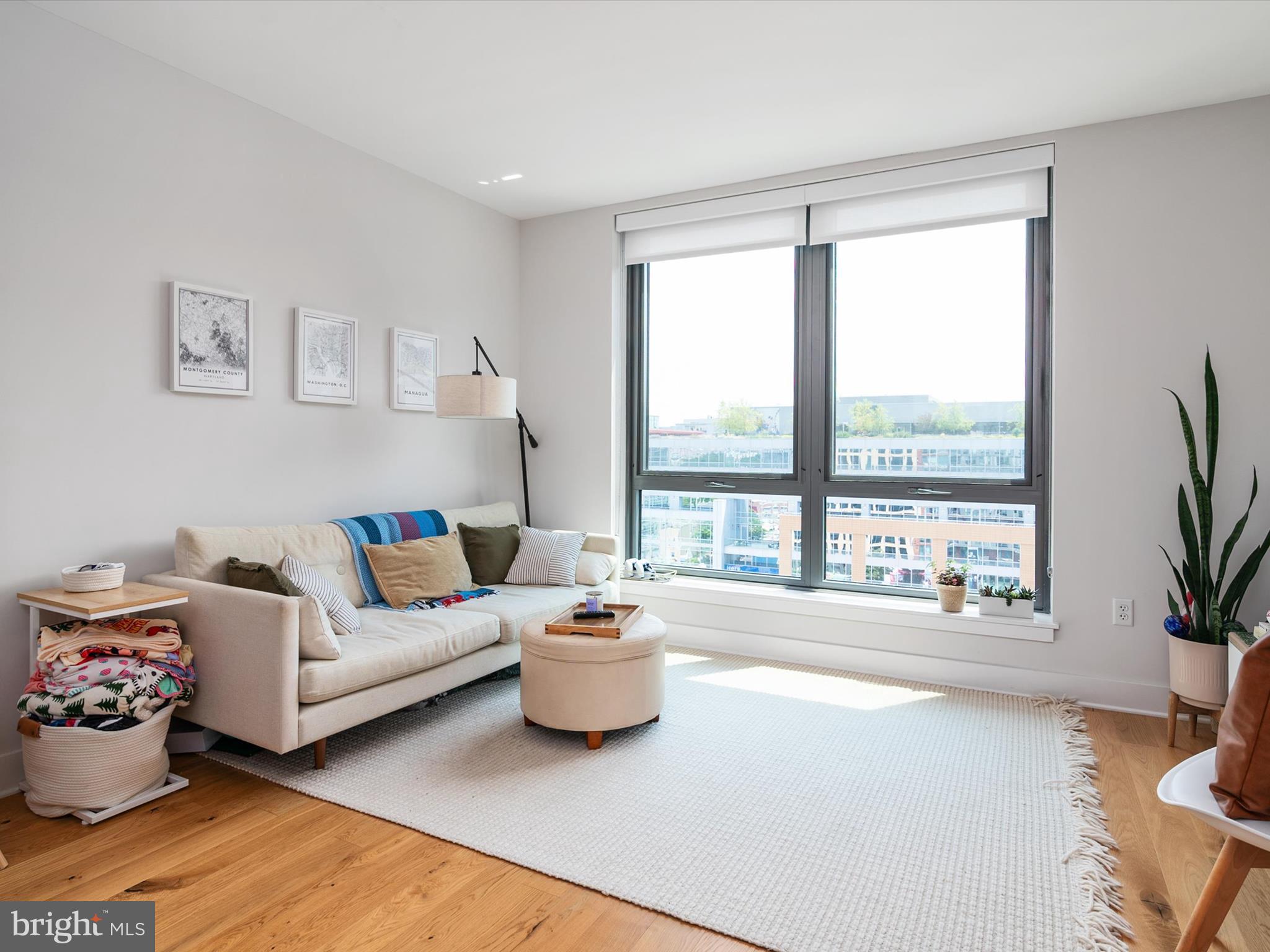 Welcome to luxury living in the heart of DC's near Navy Yard-Capitol Riverfront neighborhood!  This stunning condo is designed, featuring white oak hardwood floors, 9+ ceilings, expansive windows, ample natural light, and designer finishes throughout including Blomberg appliances and sleek modern wood textures. Completed in 2021,  includes top-notch amenities, including concierge service, bike storage,   a fitness center, an outdoor pool, billiards, coffee bar, a party-lounge room, Zen garden, and a rooftop terrace with fire pits, grills and breathtaking views of the city.  dog and cat are welcome here, check out the dog washing salon and the indoor dog playground. The building and this unit were built with ANSI guidelines in mind, and offers many accessible features for guests and residents. Located  in Capitol Riverfront neighborhood, Near restaurants and entertainment, and recreational including Nat's Stadium right at your doorstep. near the Metro station and major highways, commuting around the city is a breeze, no car required. Don't miss this rare opportunity to own a piece of luxury in one of DC's most sought-after neighborhoods and experience.