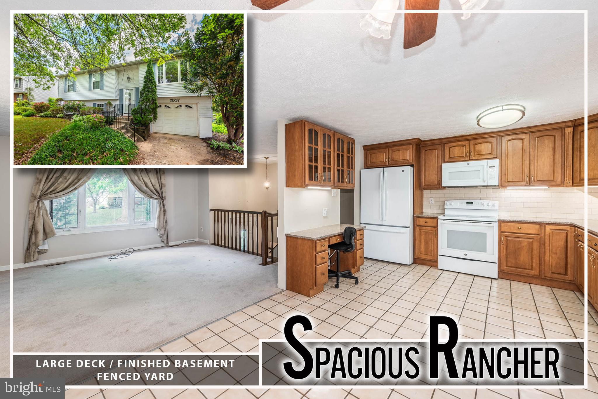 Charming Split Foyer with Over 1,600 Sq. Ft. of Living Space!
This inviting home features a spacious living room and an eat-in kitchen with sliding doors that open to a rear deck—perfect for entertaining or enjoying your morning coffee. The primary suite includes a private full bath, complemented by two additional bedrooms and a hall bath on the main level. The finished lower level offers a cozy wood stove, a full bath, and a laundry room with direct access to the large backyard. A one-car garage and extended driveway provide ample parking. Ideally located just steps from community basketball and tennis courts—this home blends comfort and convenience!  Estate Sale - Sold As-Is!