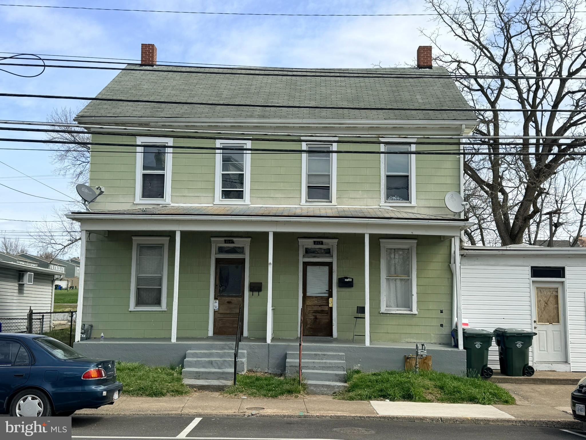 Excellent mixed-use opportunity in a C1 commercial zoning district, offering strong income potential and clear value-add upside.

The property features two side-by-side residential units, each with 3 bedrooms, a full basement, and a floored attic, providing ample living space and storage. Both units require updates, presenting an opportunity to increase rents and improve overall performance.

Unit 814 includes gas forced air heat, while 810 is serviced by electric baseboard heat. The property also offers off-street parking and a fenced rear yard.

An additional commercial component, formerly operated as a restaurant through August 1999, occupies 810 and part of 812’s first floor. This space is currently vacant and presents strong potential for retail, office, or service-based use. There is also an approximately 13' x 31' addition suitable for storage, a workshop, or business operations.

Well, located near schools, the Walmart shopping center, and I-81, the property benefits from strong accessibility and surrounding demand.

A versatile asset for an investor seeking repositioning and upside, or an owner-operator looking to combine residential and commercial use.

Property is being sold as-is.