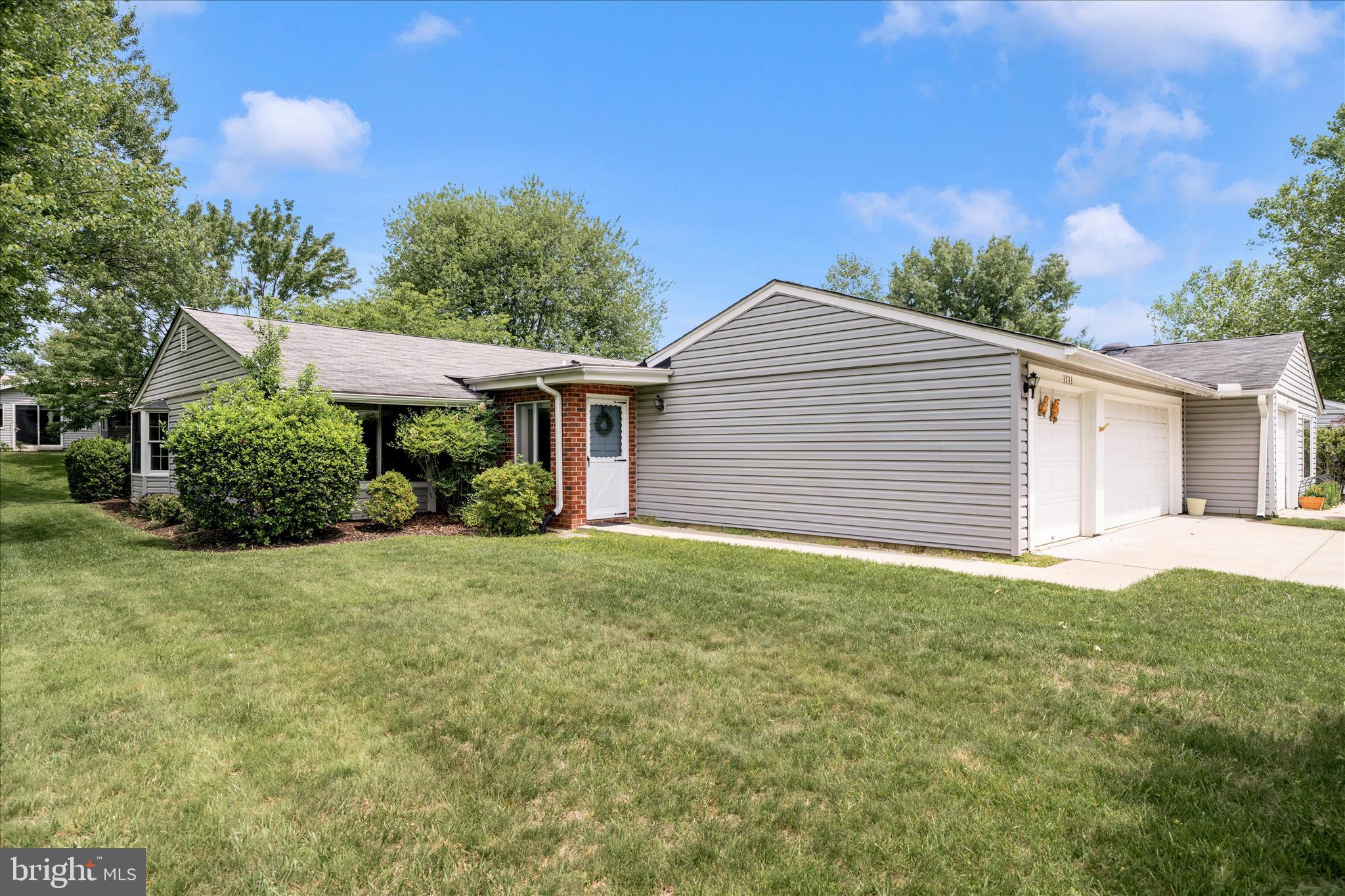 55+ community in Leisure World. Popular Patio Home in mutual #15 and one floor living. Featuring 3 car garage with 3 bedrooms ,2 full bathrooms, sunroom, and near clubhouse 2. Open foyer with hall closet , Large Living room and dining room, updated kitchen with pantry opens to the sunroom with separate dining area. Hall laundry area with washer and dryer. Large serene patio for relaxing. Come live the Leisure World lifestyle with tons of amenities... 18 hole golf course. tennis /pickleball courts, restaurants, fitness center, indoor/outdoor pool, 2 clubhouses, tons of activities and clubs to join, medical center, shuttle service and there's more!