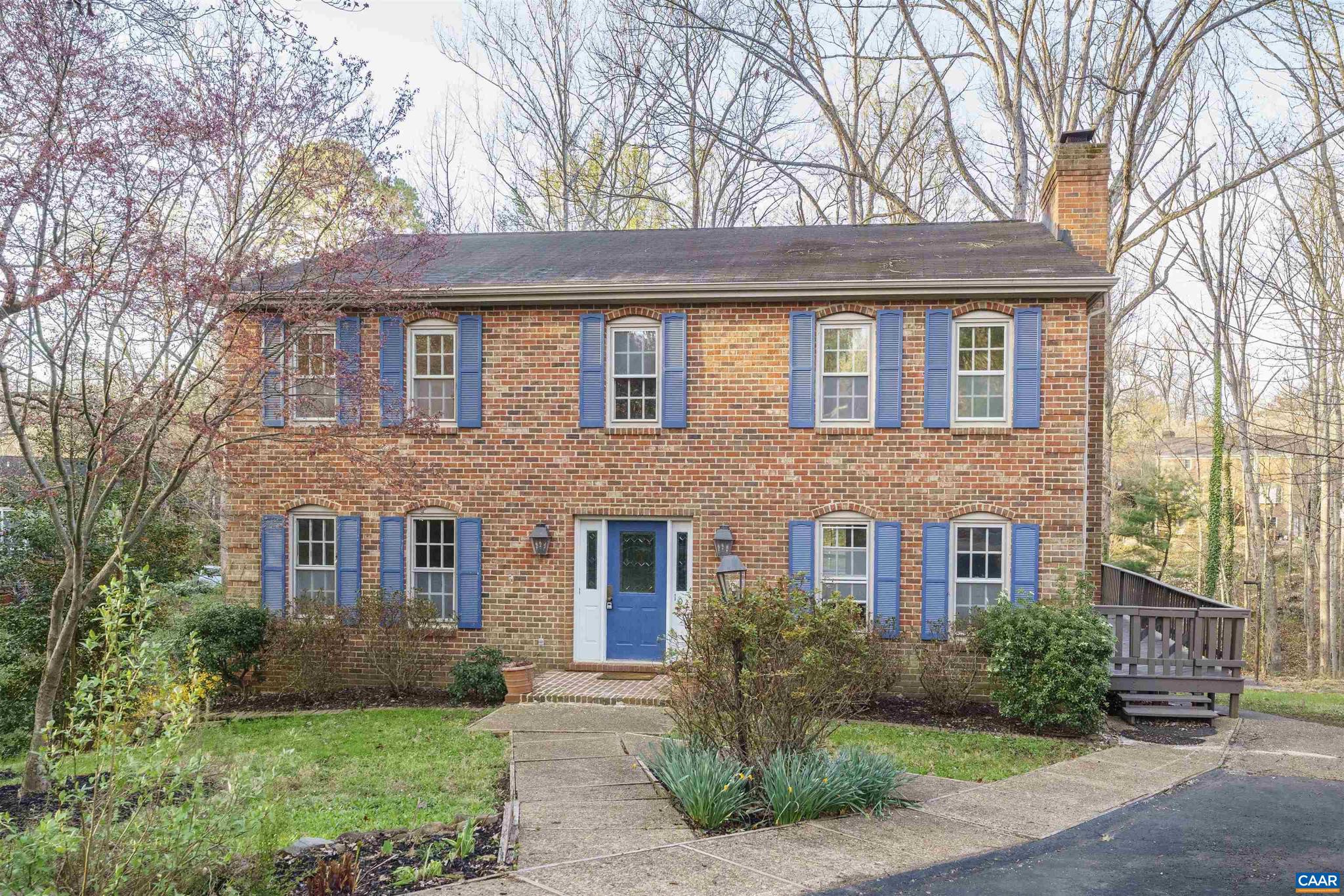 Ideally located on a quiet cul-de-sac just moments from Barracks Road Shopping Center and the University of Virginia, this classic brick residence, originally built by local master builder Randy Wade, has been extensively renovated to offer a blend of timeless character and modern updates. The home features 4-5 bedrooms with beautifully updated kitchen and baths, oak flooring throughout much of the living space, and inviting gathering areas. Expansive decks extend the living space outdoors, creating a seamless connection to the tranquil, wooded setting. The County-approved terrace-level accessory apartment is a standout feature, complete with its own kitchen, laundry, living area, fireplace, and a sleek bath with steam shower - ideal for guests, extended family, or income potential. With approximately 3,480 finished sq.ft. of living space throughout, thoughtful upgrades, and exceptional proximity to shopping, dining, and UVA, this Canterbury Hills offering delivers comfort, flexibility, and convenience in one of Charlottesville?s most established neighborhoods. This home is a superb offering at $273 per finished square foot.,Granite Counter,Painted Cabinets,Wood Cabinets,Fireplace in Family Room,Fireplace in Rec Room