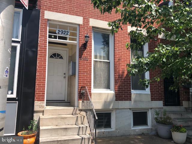 Spacious and airy apartment located steps from Patterson Park & convenient to JH, Canton, Fells Point, and easy access to I95 and 895. The apartment features large rooms, 10ft ceilings, updated kitchen with space for a table, an updated bathroom, in-unit washer & dryer, and parking pad for a small car. The main part of the unit has a room that could be used as a bedroom or living room, a full bath, and kitchen.  This unit has an bonus room which is completely detached from the main part of the unit and is located across the hall (1st interior picture on listing).  This bonus room can be used as a living room or bedroom.  MUST HAVE GOOD CREDIT WITH NO HISTORY OF EVICTIONS OR FAILURE TO PAY RENT FILINGS!