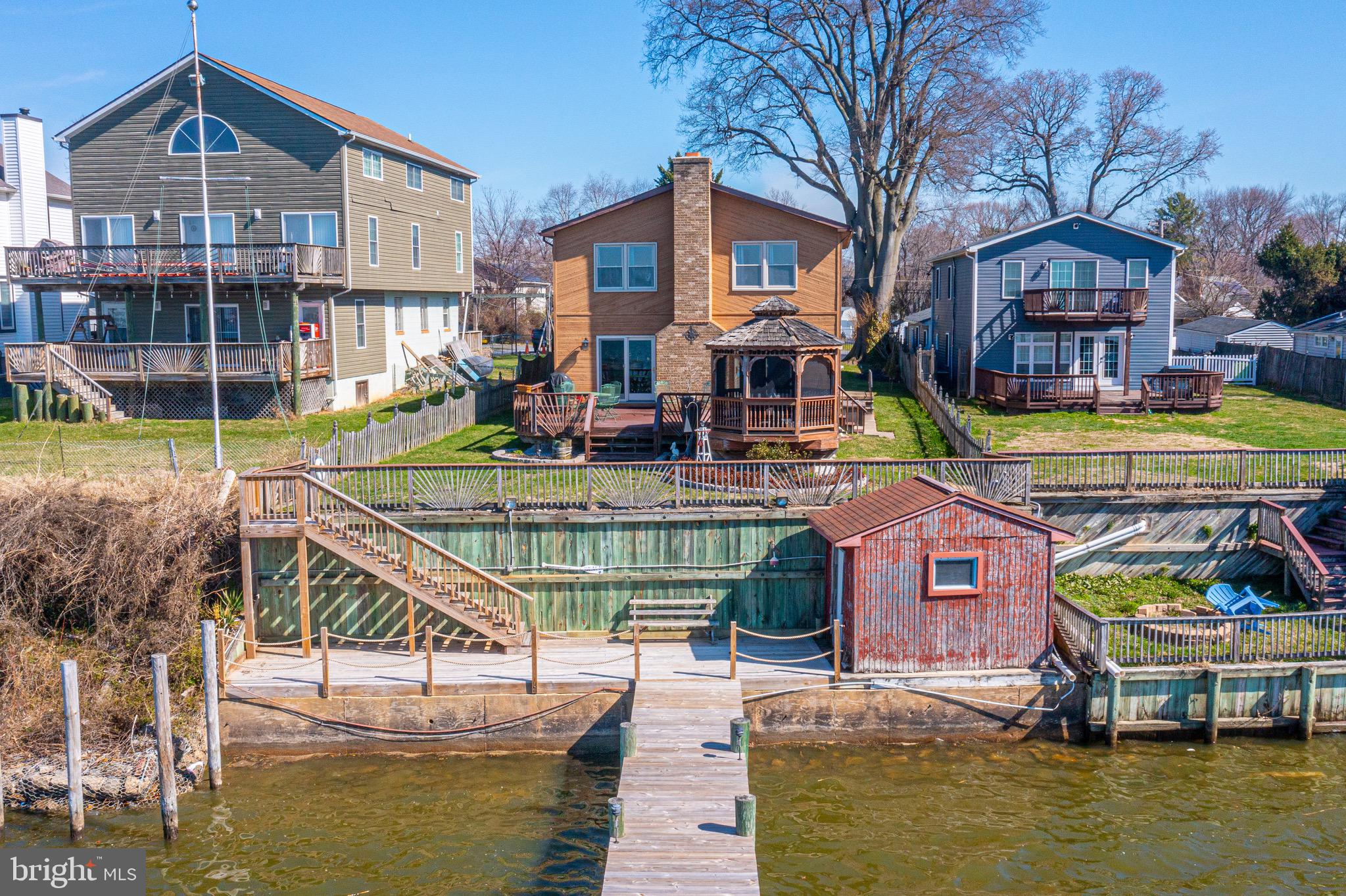 Waterfront living at its finest. Welcome to 1452 Galena Road, a 3-bedroom, 2.5-bath home offering sweeping open water views, a private pier, and an exceptional outdoor entertaining setting.

* Amazing 180 degree Water Views!

Enjoy mornings on the expansive waterside deck, evenings in the gazebo overlooking the water, and direct access for boating, fishing, or simply unwinding along the shoreline. Inside, the home offers a spacious layout with water views throughout, creating a seamless connection between indoor comfort and outdoor living.

Situated on a generous lot with ample parking and convenient access to marinas, waterfront dining, shopping, and major commuter routes, this property delivers the perfect balance of lifestyle and location.

Waterfront, views, and opportunity — all in one.