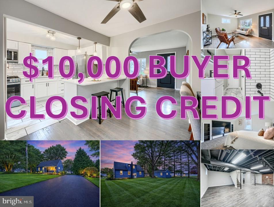 ***$10,000 BUYER CLOSING COST CREDIT FOR ACCEPTED OFFER BY 6/30/26*** Introducing 9212 Snyder Lane: The Ultimate Blank Canvas Luxury Estate - MODERN ELEGANCE MEETS UNRIVALED FREEDOM IN PERRY HALL Why settle for a brand-new home with no backyard and neighbors peering in your windows? Welcome to 9212 Snyder Lane, a meticulously reimagined Cape Cod residence perched on nearly half an acre of lush, level land with mature trees that when bloom aren't only beautiful but offer a canopy of shade and privacy. This is more than a home; it is a rare opportunity to own one of the largest private lots in the 21128 zip code. THE RESIDENCE: Top-to-Bottom Transformation. Step inside to a total-transformation interior where 1950s character meets 2026 luxury. Custom Kitchen: A chef’s dream featuring custom cabinetry, high-end stainless appliances, and designer finishes. Four Versatile Bedrooms: A thoughtful layout with two spacious main-level bedrooms and two upper-level retreats, perfect for a home office, nursery, or primary suite. Fully Finished Lower Level: Massive additional living space—ideal for a home theater, gym, or the ultimate fan cave. Worry-Free Living: This home has been completely updated TOP TO BOTTOM, from the roof to the HVAC and security system. Move in and don't lift a finger for a decade.  THE GROUNDS: Your Private Oasis. The true star of the show is the 0.46-acre lot. In an era of shrinking lot sizes, this property offers the Space of the Past with the Luxury of the Present. The Ultimate Driveway: A massive, brand-new asphalt driveway with parking for 6+ vehicles—perfect for guests, car enthusiasts, or RV/boat storage. Unlimited Potential: Have you dreamed of a resort-style in-ground pool? A 4-car detached Dream Garage with a loft? A sprawling organic garden or a private playground? On this lot, you don't have to choose. You have the room to build it all.  THE LOCATION: Located in the heart of Perry Hall, you are minutes from the area's schools, Honeygo Run Regional Park, and the best shopping/dining the Perry Hall/White Marsh area has to offer, all while feeling tucked away in your own private sanctuary. STOP COMPROMISING ON YARD SIZE. Stop settling for average. Schedule your private tour of 9212 Snyder Lane today and start planning the estate you’ve always wanted.