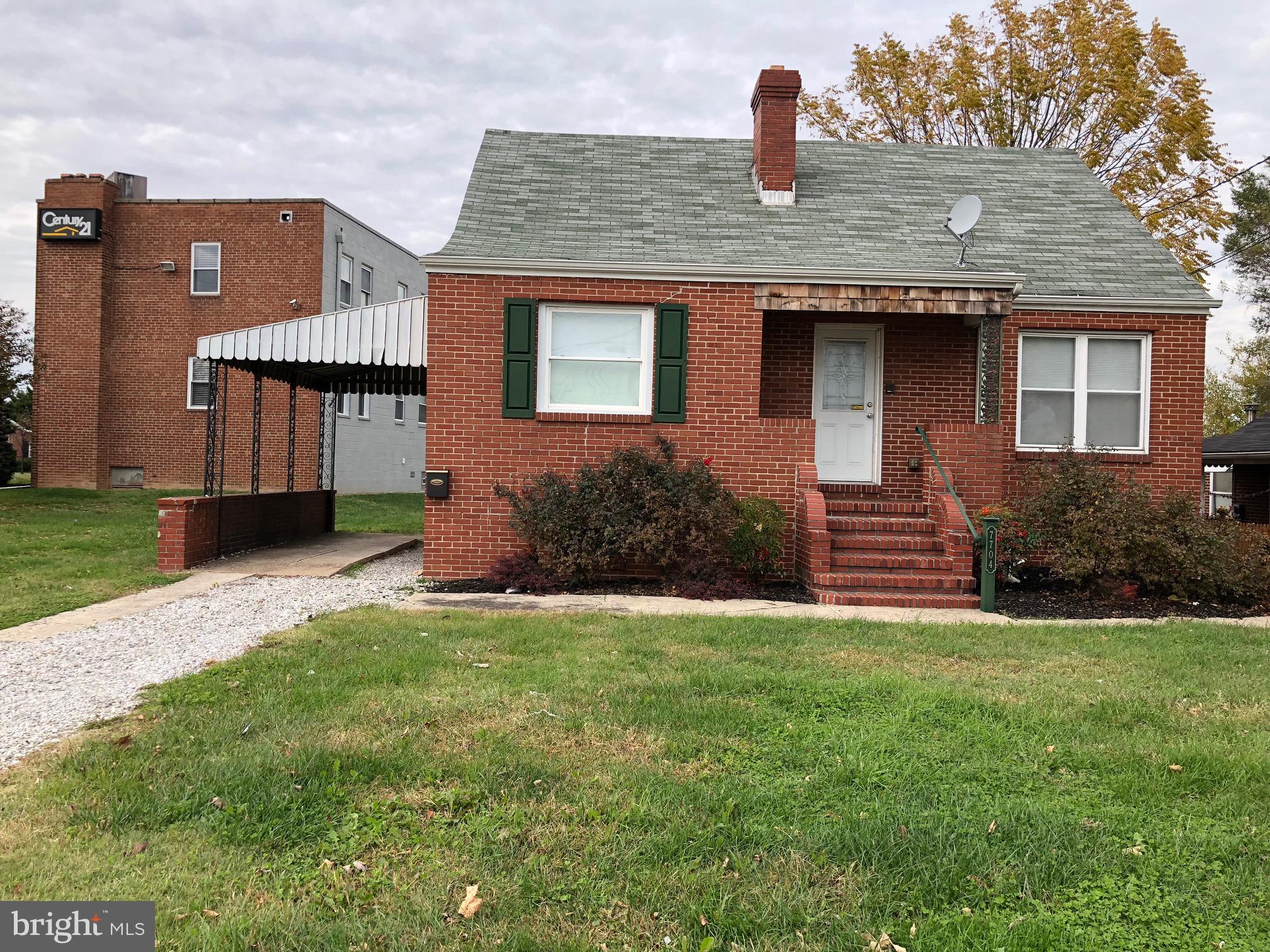 Excellent high traffic location. Currently used as a State Farm office. Has 3  offices, a kitchen area, 1.1 baths,  a reception area, and beautiful wooden floors. Good layout and very clean.  Owner is next door at Century 21. Call owner Gary Hoffer at 443-324-4033 for showings. Looking for long term tenant. Has been used as office for last 10 years.  Tenant pays utilities, taxes and insurance for total of $300/mo. Lots of storage in lower level.