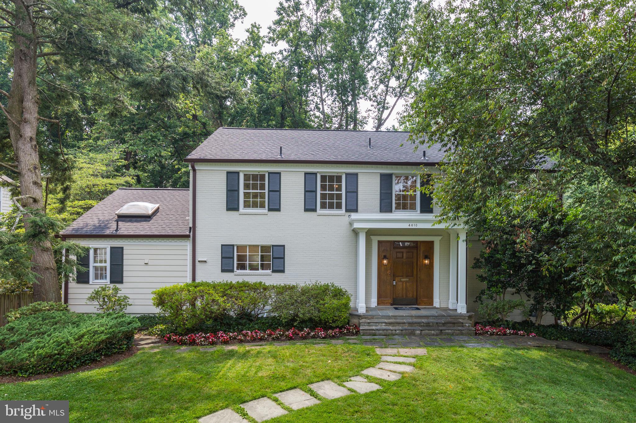 Absolutely charming colonial in Westmoreland Hills on a quarter acre lot that backs up to Little Falls Stream Valley Park. This 4 bedroom, 2 full, 2 half bath property is ready to be made your own! Tucked away in the neighborhood on a quiet street off of Mass Ave, this serene piece of property has a fully fenced yard and extensive landscaping and is located less than a mile from the DC line.

A welcoming foyer with quarter turn staircase and gleaming hardwoods greets you as enter the home. The main floor features a living room with a wood burning fireplace, formal dining room, family room with wood burning fireplace and built in shelves, a half bath with shower and massive eat-kitchen with laundry closet and deck access.

All 4 bedrooms are located upstairs including the primary bedroom with a large en suite bathroom. 3 additional amply sized bedrooms with a hallway bath complete the floor.

The lower level contains a rec room with wood burning fireplace, a large storage room and access to the oversized 1-car garage with a walkout to the back yard. 

Little Falls Stream Valley Park facilities include soccer fields and a playground and connects to the Capital Crescent Bike Trail and The Creekside Trail. 1.7 miles from the Potomac River and Sibley Memorial Hospital. 5.9 miles to The National Mall. Welcome home to Tournay!