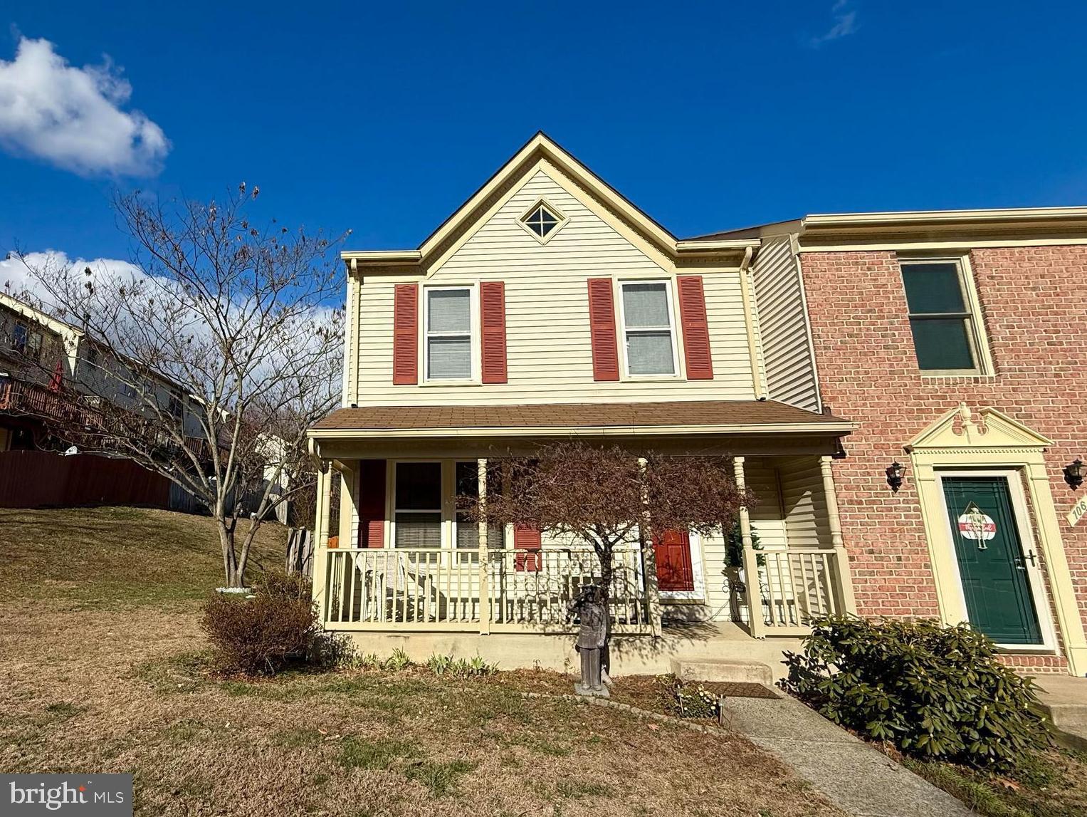 EXCEPTIONAL INVESTOR OPPORTUNITY with a long-term tenant in place through March 31, 2027 at $2,150/month. This end-unit townhome delivers immediate cash flow along with future value-add potential in a thoughtfully designed three-level layout. A welcoming front porch sets the tone as you enter the main level, featuring a spacious living room, a kitchen with abundant storage, and a dining area enhanced by a sliding glass door that opens to the deck—ideal for indoor-outdoor living and entertaining. The fully fenced backyard provides privacy and functionality, creating a desirable outdoor retreat. The upper level showcases a generous primary suite complete with a walk-in closet and private ensuite bath, along with two additional bedrooms and a full hallway bathroom. The lower level offers an unfinished walk-out basement with exterior access and stairs, presenting an excellent opportunity to expand living space or increase rental value. The basement is plumbed for a full bathroom and includes an area for the washer and dryer. With strong rental income, a solid floor plan, outdoor living spaces, and expansion potential, this townhome represents a turnkey investment.