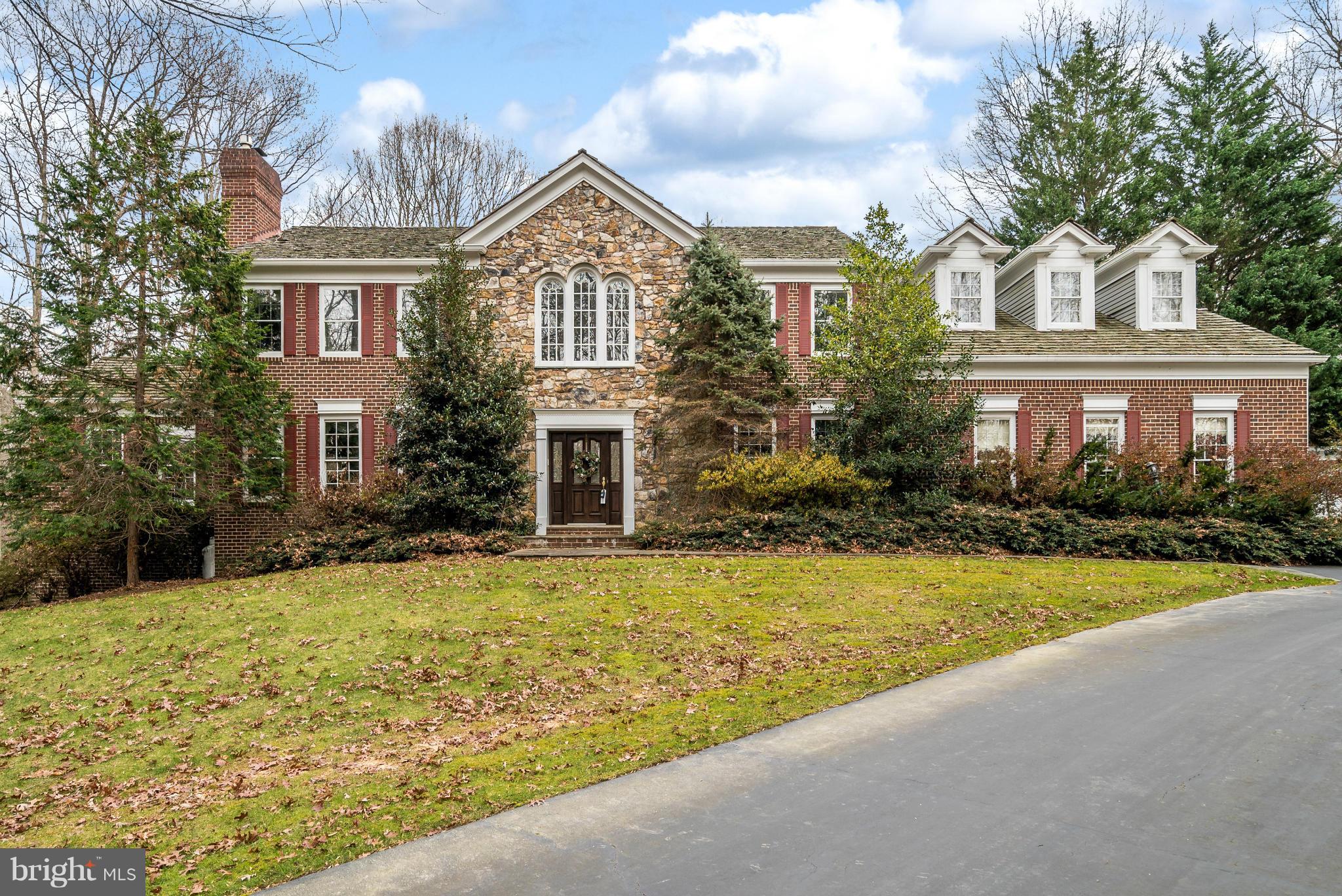 Exceptional 5 Bed 5.5 Bath Estate home on 5 acres. Enjoy the in-ground heated pool, tiki bar, deck and hot tub or relax in the over 7,000 sq feet of living space with 10 ft. ceilings, beautiful molding, Hardwood floors, and built-ins.  Retreat to the finished basement.  The Carriage House has an upstairs Apt. w/ Kitchen & Full Bath!  2 car garage PLUS 3 car garage with Carriage House! Rare find!