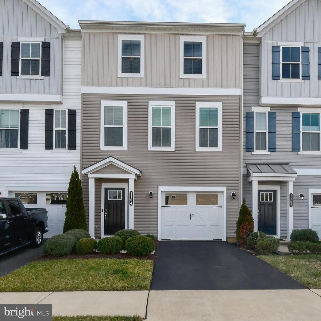 If you are looking for a newer rental property in a convenient location, this is it! Beautiful 3 level townhome located minutes to downtown Fredericksburg in Summerfield subdivision. Well maintained and move-in ready featuring an open floorplan with modern build selections. The main level with 9' ceilings provides for the family room space with a full bathroom and access to the gorgeous patio in the fully fenced rear yard. The entrance to the one car garage and storage closet are located on this level. Moving to the upper 1st level immediately your eyes draw to the massive center island with gorgeous granite countertops, dark 42" cabinets, stainless steel appliances and dining area. Open to the kitchen is also the living room that provides access to the large rear deck. The upper 2nd level is where you will find the laundry closet with washer and dryer, full hallway bathroom with soaker tub, 2nd and 3rd bedrooms. The Primary bedroom suite has a private full bathroom with double vanities, toilet closet, glass enclosed shower and walk-in closet.