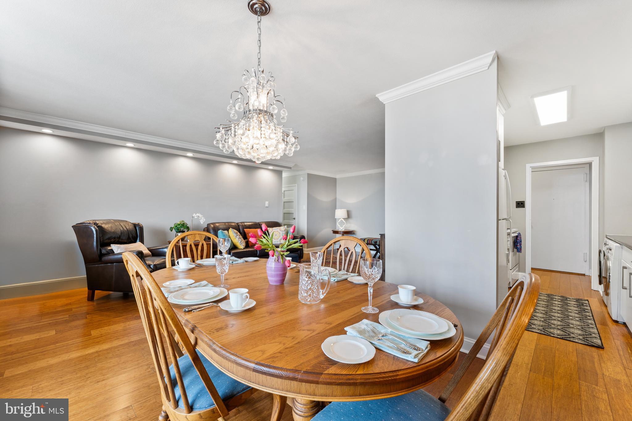 Welcome to Kennedy House, one of Philadelphia’s most desirable owner-occupied residential cooperative communities, perfectly positioned between Rittenhouse Square and Logan Circle. If great value for your money and a great location are at the top of your list, Kennedy House delivers—offering exceptional amenities and an unbeatable address. This beautifully maintained 2 bedroom, 2 bath corner unit on the 23th floor north side is truly a turn key unit with a balcony and a million-dollar view of the Parkway and Logan Circle. The home features hardwood floors throughout and an open living/dining layout with an abundance of light. The kitchen provides generous countertop space, abundant cabinetry, a pantry, and a washer and dryer. The main bedroom includes a walk-in closet and a second closet, as well as a beautiful en-suite. The 2nd bedroom has a large closet, plus a custom-built-in storage and a desk. Residents of the Kennedy House co-op enjoy a robust suite of amenities, including a state-of-the-art fitness center, a resident library with shared computers and printers, and a beautifully designed rooftop deck with a pool, grills, and multiple seating areas—perfect for relaxing, entertaining or just enjoying the sweeping city and sunset views. On site garage parking is available for $170/month and includes valet service. The monthly co op fee covers all utilities (electric, heat, AC, and water), basic cable, real estate taxes, and building maintenance. Everyday conveniences include a 7-day-per-week staffed front desk (accepts packages), 24/7 lobby attendant, 24/7 on site maintenance staff, and a deli in the building. The location is close to both Suburban Station and 30th Street Station, and within easy reach of the Parkway museums, Logan Circle, and Rittenhouse Square’s dining, shopping, and green spaces. Nearby are several universities and plenty of public transportation. Buyers pay a nominal real estate transfer tax at settlement, with no title insurance required. All purchasers are subject to Board approval and a one time administrative fee of $23,438.40 paid at settlement. Experience the convenience, value, and vibrant lifestyle that make this building and the neighborhood one of Philadelphia’s most sought after. Make an appointment today.