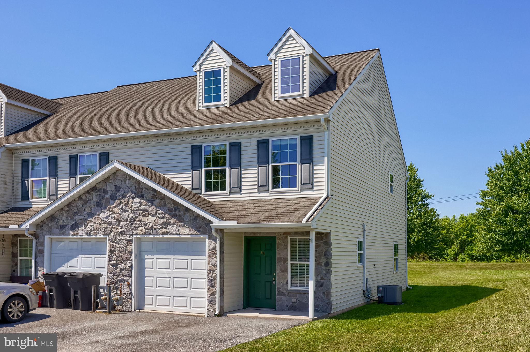 Welcome home to this well-maintained end-unit townhome located in a quiet, desirable community. Offering 3 bedrooms, a loft and a generously sized yard!
Recent updates include all new spouting and gutters as well as a new patio door, giving buyers peace of mind. The efficient natural gas heating system helps keep utility costs manageable throughout the year.
Enjoy relaxing outdoors in the spacious yard, a rare find for many townhome properties. Conveniently located with easy access to Route 222 and the PA Turnpike, commuting and travel are a breeze while still enjoying the tranquility of a peaceful neighborhood. New oven is being installed and there is a dishwasher hook-up, current owner preferred to have more cabinet drawers. 
Don't miss the opportunity to make this move-in-ready home your own!