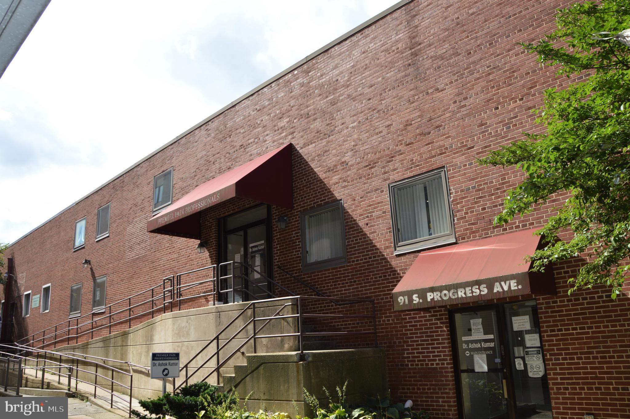 100 % Leased Downtown Pottsville Office/Medical Building.  Located one block from Mahantongo Street parking deck.  Recent renovations to the interior are still like new.  Currently leased is the approximate 4,400 on the main level with three (3) room bonus area on an upper floor of approximately 1,000 square feet. 
The ground level is approximately 4,400 square feet with a different Tenant.  Both Tenants have Gross Leases.  The Building is offered for sale at and approximate 7% CAP,  $525,000.00.  The initial five year term for the main floor Tenant started 12-1-2023, with options.  The Tenant on the ground level floor has a 5 year lease that started  July 1, 2023,  with options.  Both leases have annual 2% increases.  Call for details.