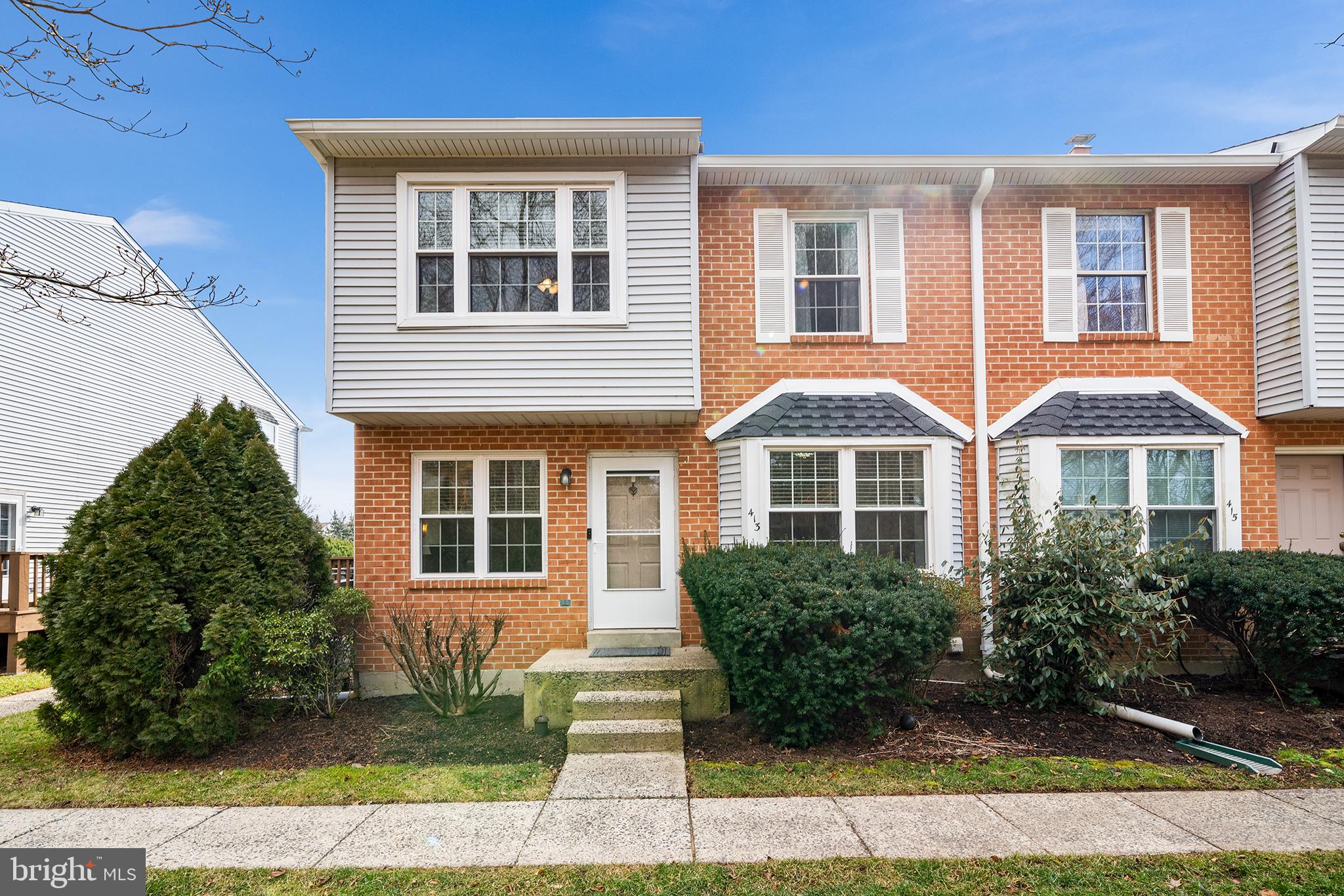 Welcome to 413 Wendover Dr, this stunning end unit, 122 B, is located within the Northridge Estates in West Norriton Township. Heading back to the unit you will notice a small yard area for your enjoyment. Upon entering, the neutral tones (newly painted 2022), natural light and open layout will immediately catch your eye! Hardwood flooring expands throughout this floor, along with other features including; white cabinetry, granite countertops, deep windowsills, gas cooking, and new stainless steel appliances (2022). Your dining area is large enough to accommodate the table of your choice. Additionally, this floor includes a half bathroom, hall closet for guests, additional storage space, and a deck that’s great for summers spent grilling. Heading upstairs you will find two bedrooms, ample in size, with a full bath to share. You will find carpet throughout this floor and as you are heading down to your finished basement. This area provides an additional spacious living area which makes for the perfect family room, playroom, office space, gym, or man-cave! Tucked away, you will find your washer and dryer located here and are negotiable in the sale. Your HOA provides access to a community pool, playground, clubhouse, and tennis courts in addition to covering lawn care, snow removal, and more! You’ll find this home has everything you need complete with central A/C, new windows (2021/2022) with a transferable window warranty, new hot water heater (2022), and a new roof (2023)! Come see how perfect of a fit this home is for you!