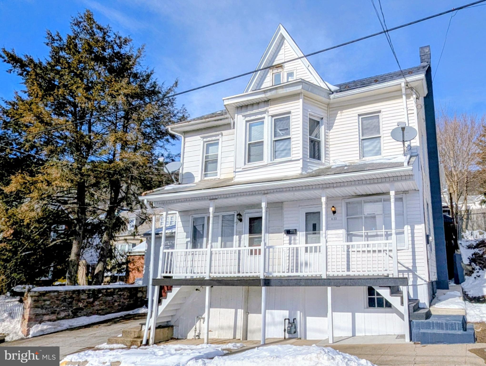Welcome to 423 E Dewart St, a recently updated half-double in the heart of Shamokin. The main level features a spacious living and dining area with recessed lighting, leading into the kitchen with newer appliances, fresh paint, and updated flooring throughout much of the home.

This property offers 5 bedrooms and 1 full bath,. The basement is clean and open with a private walk-out to street level. Outside, enjoy a rear patio and nicely sized yard.

Recent updates have been completed, with room for additional improvements over time. Being sold in its current condition. Schedule your showing today.