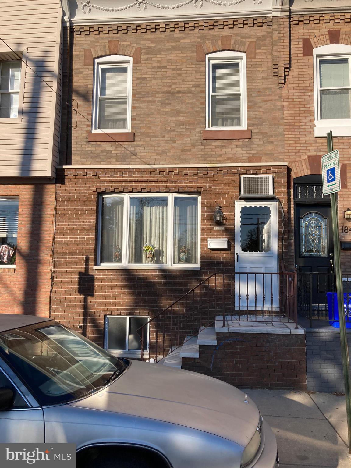 Large row home in the Girard Estate area of South Philly. Livingroom / Diningroom combo . Large extended kitchen with a bonus room . 3 big bedrooms with lots of closet space and a nice sized bathroom. The basement is partially finished with a powder room. Double slider doors lead you out to the yard that has a covered area. This home is close to all major highways, shopping ,restaurants , Sports Complex , Live Casino and Entertainment . This is an "as is" sale.