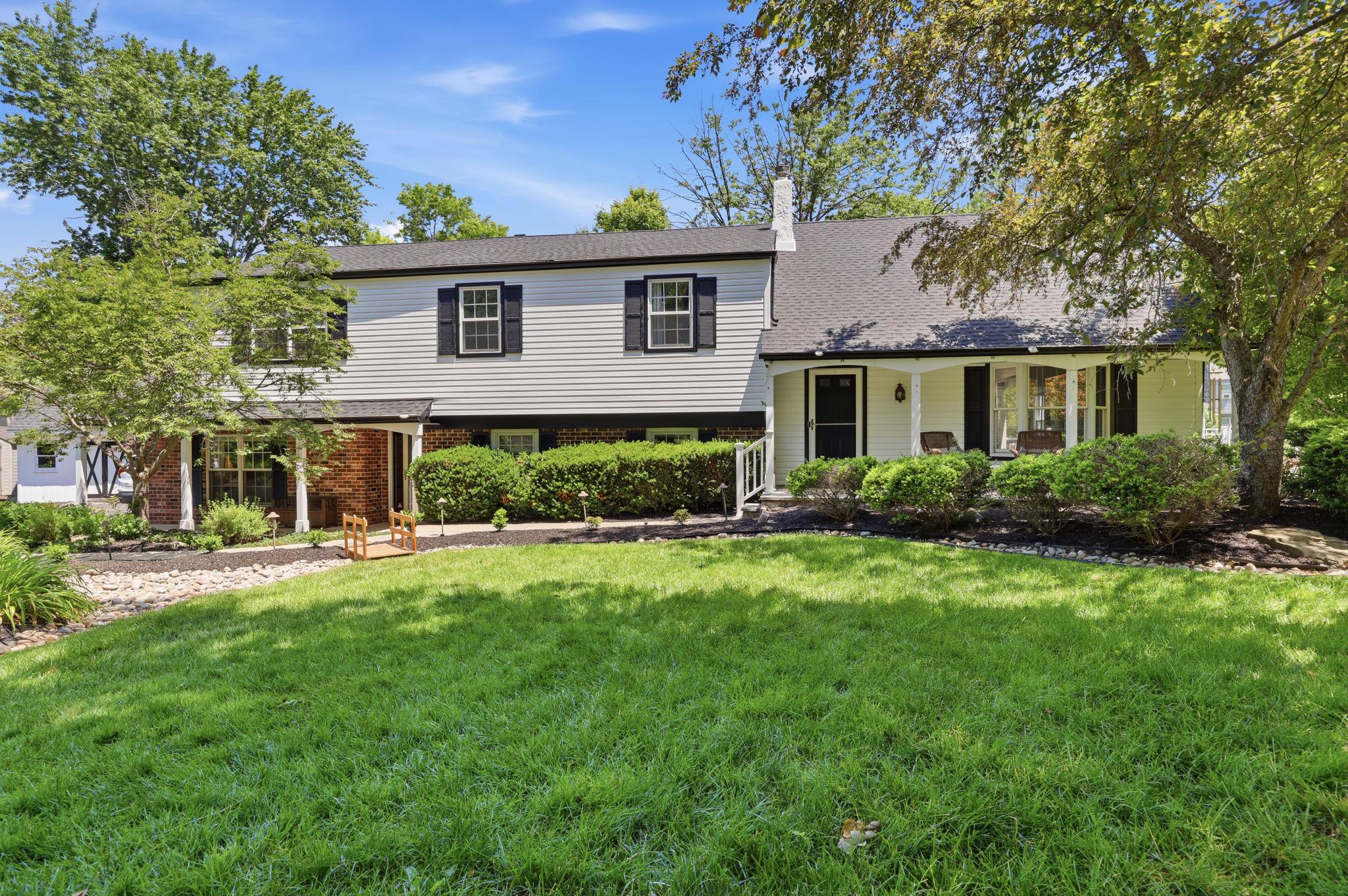 Tucked away on a beautifully landscaped lot at the end of a quiet cul-de-sac, this recently renovated Split/Colonial offers outstanding flexibility, including a true in-law suite ideal for multigenerational living, extended guests, or added privacy. Enjoy time together by the inground pool and spa, or unwind with a book on one of the front patios or in the backyard gazebo.  Welcome to 111 Richard Drive!  A convenient entryway nook and spacious hall closet keep everyday essentials organized and within easy reach. The newly updated eat-in kitchen features elegant quartz countertops, a classic subway tile backsplash, and brand-new LG ThinQ appliances that combine style and modern functionality. The dining room, with French doors leading to the backyard deck, is ideal for easy grilling access and entertaining, while the inviting living room offers abundant natural light from a bow window and additional French doors. Upstairs, the main bedroom includes a ceiling fan and private commode, along with two additional bedrooms and an updated full hall bath with a tub/shower. One level above, an oversized bedroom can also provide flexible space for guests, a playroom, or other needs. A few steps down, the great room offers a cozy wood-burning brick fireplace with built-in shelving and storage, a bow window for natural light, and a door leading directly to the patio. Just off the great room, a separate game room features additional built-in shelving, a double closet, and glass doors that enhance the open feel. This level also connects to the in-law living space, creating exceptional flexibility. French doors separate the two areas, allowing them to function as one home when open or provide privacy when closed. The in-law suite includes its own private front patio and entrance, as well as a living room, office, full kitchen, dining area, half bath, and patio access. A turned staircase leads to the second floor of the suite, where you’ll find a spacious bedroom with a walk-in closet and ensuite bath. Double doors from the bedroom connect the in-law suite to the main home’s upper hallway when desired.  Everything you have been looking for can be found in this home which has New Roof, Gutters, Siding 2026! New Carpet, Flooring & Paint in 2026! Central Bucks School District which consistently ranks among the top public high schools in Pennsylvania.  Enjoy all that Bucks County has to offer!