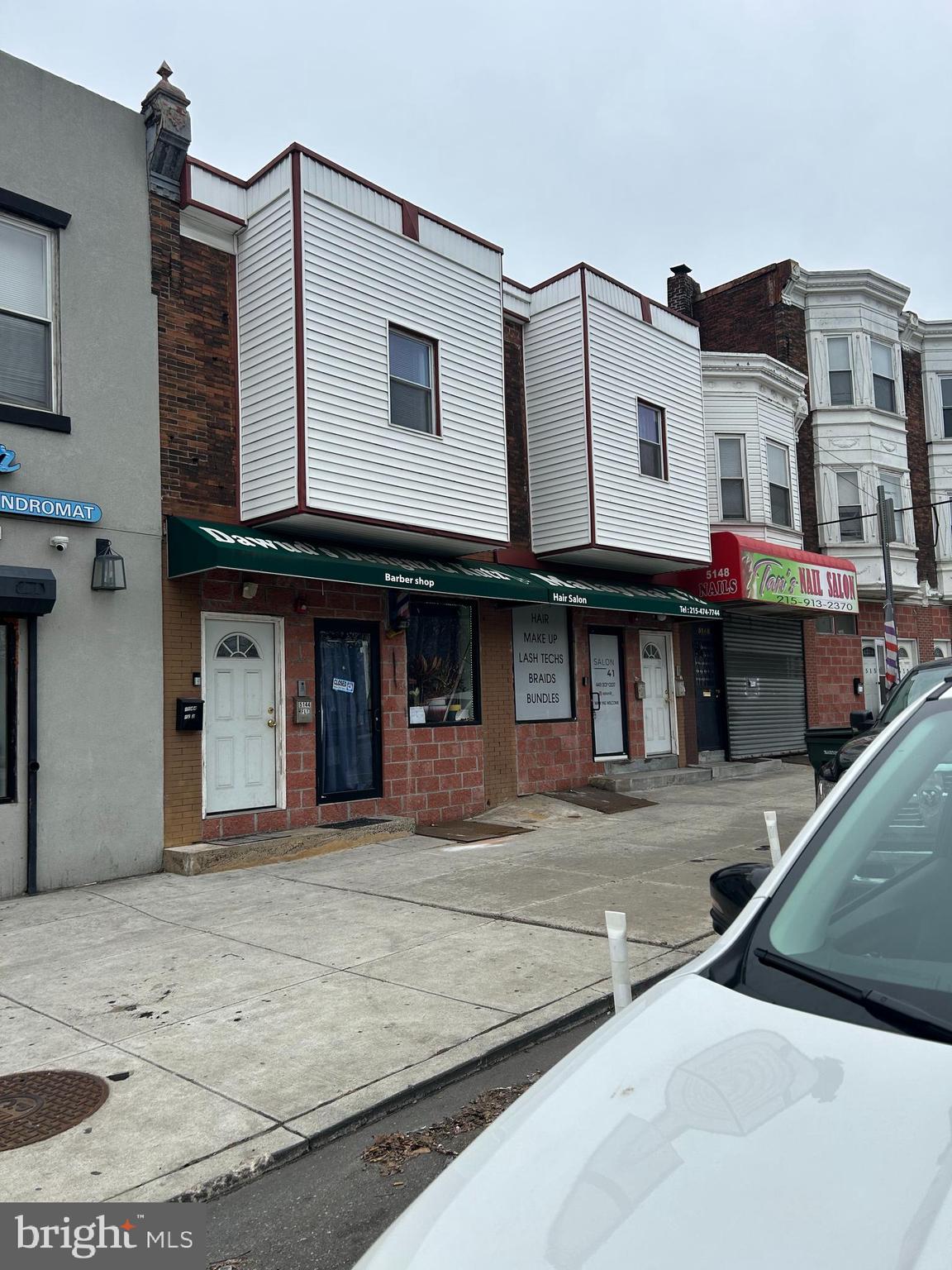 Mixed-Use Commercial Property - Hair Salon Building
This commercial real estate opportunity presents a strategically positioned mixed-use building in Northwest Philadelphia's developing market. The property is situated on a high-traffic two-lane arterial road, providing excellent visibility and accessibility for commercial operations.
Property Configuration:
The building is in an excellent condition, comprises a ground-floor commercial space currently operating as a nail salon and a second-floor two-bedroom residential unit. The commercial tenant maintains a lease at $1,350 monthly, while the residential unit generates $975 monthly on a month-to-month arrangement, producing gross annual rental income of $27,900.
Operational Details:
The hair salon equipment conveys with the property, creating an immediate turnkey opportunity for beauty industry operators. Current rental rates are positioned below market value, indicating potential for income optimization through strategic lease restructuring.
Financial Structure:
The property is offered at $375,000 with seller financing available to qualified purchasers. Down payment requirements range from $100,000 to $150,000, providing flexible acquisition terms. Operating expenses are limited to real estate taxes, insurance, and periodic maintenance, creating a streamlined cost structure.
Investment Highlights:
- Prime location on major thoroughfare in appreciating Northwest Philadelphia submarket
- Dual income streams from commercial and residential tenants
- Below-market rental rates offering upside potential
- Turnkey hair salon operation with included equipment
- Seller financing options for qualified buyers
- Low operational overhead with minimal expense requirements
Additional Opportunity:
An adjacent building is available for acquisition under identical terms at $375,000, presenting potential for portfolio expansion or consolidated ownership strategy.