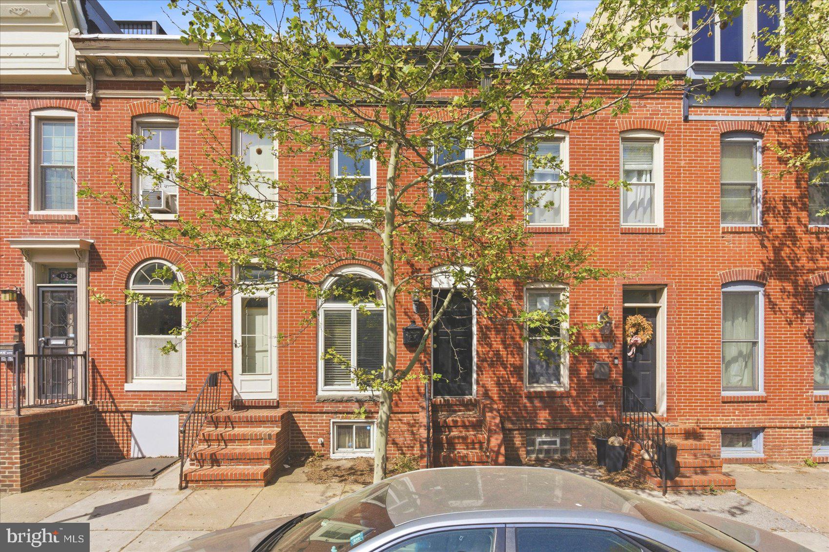 Under 300K with parking in Federal Hill! Welcome to 1518 S Hanover Street! Step inside  your expansive first level! Long & wide living room, leading into your eat in dining area, and kitchen in the rear. 2 car parking out back! Upstairs with 2 bedrooms and 1 full bathroom. Unfinished basement with laundry, utilities and plenty of storage space. This home features original hardwood floorings, butter block kitchen counters, 2 car parking and more!