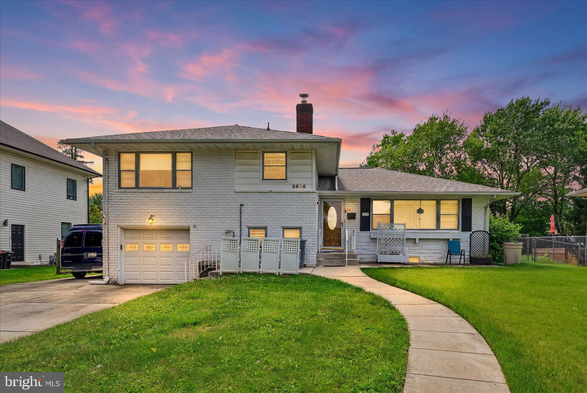 Welcome to this spacious, expanded split-level home in the highly sought-after Ranchleigh neighborhood. Positioned on a large, level, and partially fenced lot, this property offers an exceptional blend of space, updates, and convenience.The main level features a bright living room centered around a large picture window that floods the space with natural light. The adjoining dining room flows into a functional kitchen boasting walls of cabinetry, ensuring excellent storage and prep space.Upstairs, the home defies standard split-level layouts by offering four generous bedrooms all on the same upper level, each equipped with great closet space. For ultimate convenience, the dedicated laundry area is also located on this bedroom level.The versatile lower level expands your living options significantly. It features a spacious recreation room, an additional half bath, and ample storage space. A large, flexible room on this level serves perfectly as a fifth bedroom, a quiet home office, or a playroom.Major mechanical updates provide peace of mind for years to come, including a brand-new boiler (2024), a new water heater (2024), central air conditioning (2020), and a durable roof with architectural shingles (2019). Complete with a one-car garage and a wide double driveway, this home offers plenty of parking.Perfect for commuters, the location provides rapid access to I-695, Falls Road, and I-83 South.Schedule your private tour today to see this move-in-ready Ranchleigh gem!