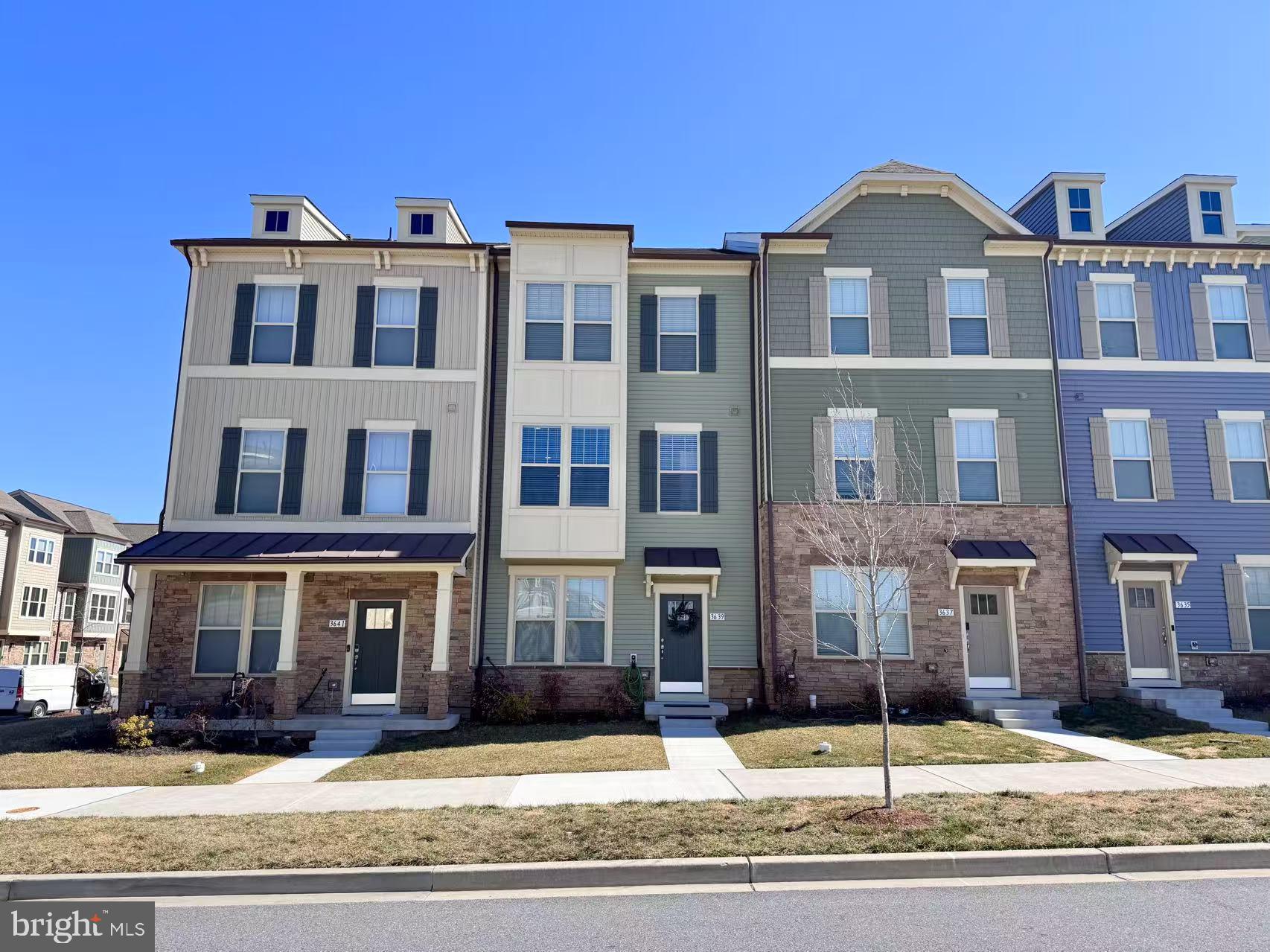 The home is currently occupied until 5/31 and will be available for delivery after the tenant moves out. It is in excellent condition and ready for its next residents! This stunning Landon II model by Dan Ryan Homes, located in the highly sought-after Stone Barn Village at The Villages of Urbana, offers modern living space with 3 bedrooms, 2.5 bathrooms, a two-car garage, and a spacious maintenance-free deck off the kitchen. The entry level features a spacious recreation room or home office with recessed lighting and LVP flooring, along with a two-car garage. The main level boasts an open-concept design with LVP flooring throughout, a modern kitchen with a large island, pendant lighting, and an adjacent morning room and living area, with the breakfast area opening to a large, low-maintenance deck—perfect for outdoor relaxation. On the upper level, the owner's suite includes a generous walk-in closet, dual vanity,  with the laundry conveniently located on the bedroom level. This home is ideally situated across the street from the new Stone Barn Community Center, within walking distance to the newly built Sugarloaf Elementary School and Urbana Community Park, and part of the award-winning Blue Ribbon school district. Residents enjoy a wealth of amenities, including walking and biking trails, shops, restaurants, multiple community pools, basketball and tennis courts, community centers, a state-of-the-art library, a seasonal farmer’s market, and several playgrounds/parks, with easy access to I-270 for a convenient commute. No smoking. Small pets allowed on a case-by-case basis. Applicants must have a 680+ credit score and a household income of at least 3x the monthly rent. The tenant is responsible for all utilities (gas, water, internet, and electricity), and tenant insurance is required.  1 year lease min. The application fee is $49.99 per applicant, and all adults (18+) must apply.