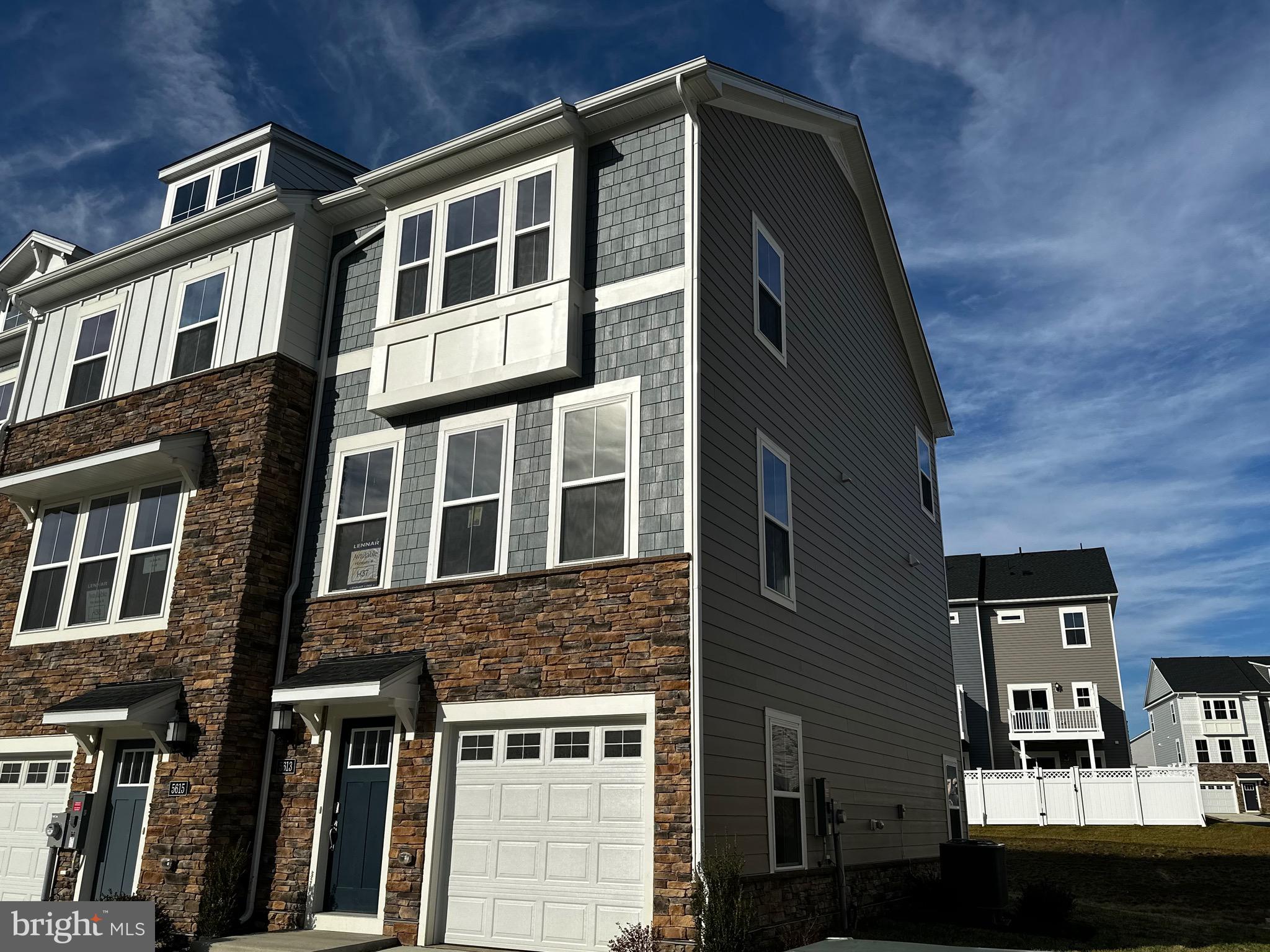 Welcome Home to St. Charles – Highlands Community!

Move right into the Baylor floor plan, a beautifully designed three-story END-UNIT townhome offering 2 bedrooms, 3 full baths, and 1 half bath, thoughtfully crafted for modern living and flexibility.

This desirable end unit features a stone front with side elevation, paired with vinyl siding on the 2nd and 3rd levels, delivering curb appeal and durability. The home is perfectly positioned backing to the woods, offering added privacy and peaceful views.

The entry-level (lower level) includes a versatile flex space just off the entrance, complete with a full bathroom—ideal for guests, a private home office, gym, or bonus living area.

The main living level showcases a bright, open-concept layout designed for entertaining and everyday comfort. The kitchen is equipped with stainless steel appliances, a center island, and a breakfast area, flowing seamlessly into the spacious living room. A convenient powder room and a deck off the kitchen extend your living space outdoors.

The upper bedroom level offers two generously sized bedrooms, including a stunning primary suite with vaulted ceilings, a walk-in closet, and a spa-inspired en-suite bath featuring a dual vanity. A secondary bedroom, full hallway bath, and laundry conveniently located on this level with washer and dryer included complete the home.

This move-in-ready residence is located in the sought-after St. Charles Highlands community, where residents enjoy access to a clubhouse, fitness center, swimming pool, tot lot/playground, and dog park.

Schedule your showing today and experience comfort, privacy, and community living at its best!

Prices and features are subject to change. Photos are for illustrative purposes only.