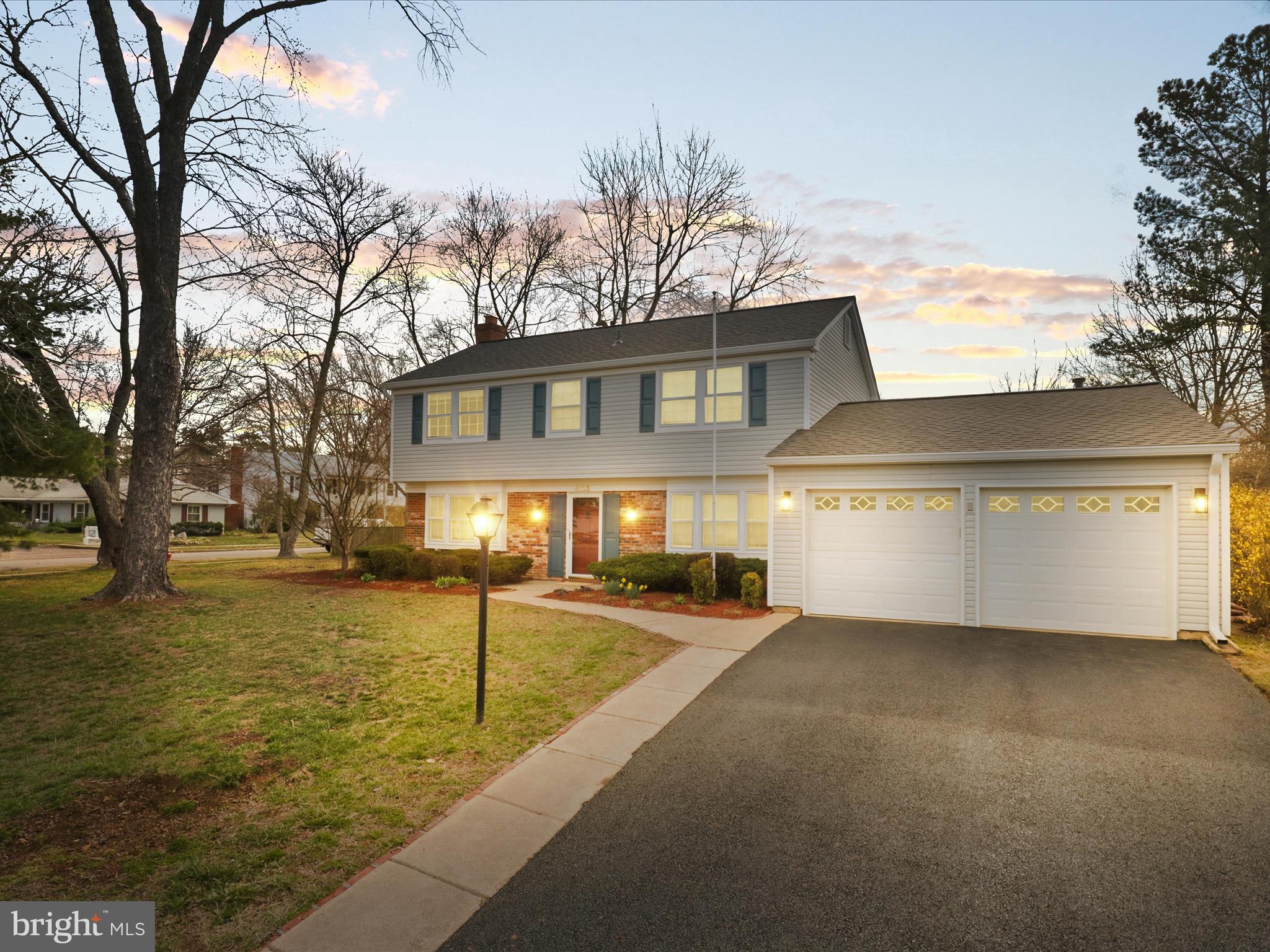 Welcome to 4103 Peony Way in the sought-after Greenbriar neighborhood. This move-in ready with modern upgrades colonial, Georgetown model, offers 2 finished levels, 4 bedrooms, 2.5 baths and a two car garage. The home is situated on a quarter acre corner lot. The property is located in the Chantilly High School pyramid, and Greenbriar West elementary school.  Special features include: NEW roof and gutters, NEW driveway, fresh paint, the gourmet kitchen boasts stainless steel appliances, a GAS cooktop, built-in oven, granite countertops, and maple cabinets, plus a newer washer and dryer. Upgraded bathrooms, stone fireplace with gas log,  A/C 3 y/o, HVAC new blower, Water Heater 5y/o. Enjoy the stunning floor-to-ceiling stone gas log fireplace in the living room, hardwood floors throughout, and updated bathrooms. Fully fenced private backyard. 
No HOA and fantastic amenities including community pool, tennis courts, tot lot and walking paths. Near shopping and restaurants, Fair Oaks Mall, Fair Lakes, Whole Foods, and Wegman’s. Convenient access to Rt. 50, I-66, Fairfax County Parkway and other major roadways. Don’t miss this opportunity!