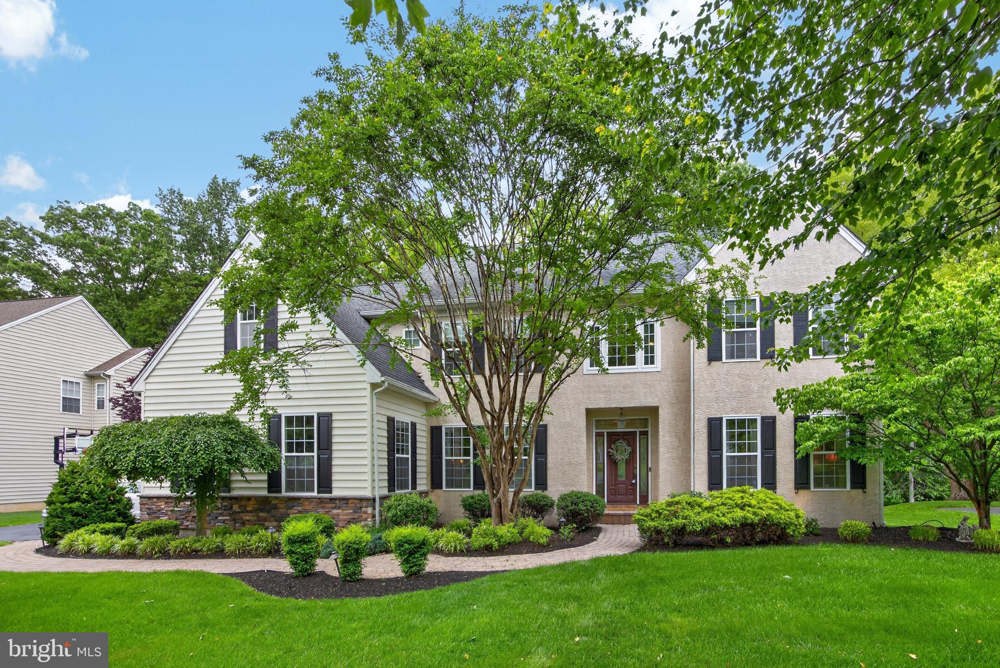 Welcome to stunning 12 Pennrose Talley, a professionally interior decorated home offering  an abundance of newer, custom upgrades throughout, over 250K invested by these original owners.  The ARBORLEA neighborhood and award-winning Garnet Valley School District are highly sough-after, continuing to offer benefits with a stellar reputation.  The bright, grand foyer with high ceilings greets you upon entering the front door.  The main floor has upgraded crown molding throughout. The spacious dining room to the left has a tray ceiling and to the right is the living room with french doors.  The upgraded, custom kitchen offers a Goebel over-sized island that accommodates seating for 3 (counter-height stools included) and lots of storage.  Dual built-in ovens (one convection), ceramic/propane/vented cooktop with 5 burners, deep kitchen sink, upgraded granite countertops and a pantry for added storage.  The wine bar including a wine refrigerator and beverage drawers is conveniently located between the kitchen and family room.  The raised deck is right off the kitchen with stairs accessing the lower (ground) level.  The open and spacious family room is right off the kitchen and offers a cozy, marble electric fireplace.  The office/den with french doors and powder room are on the main floor.  Easy access from the over-sized, 2-car garage to the kitchen and convenience main floor laundry room.  The upper floor offers 4 spacious bedrooms and two full bathrooms.  Off the fourth bedroom is a fully finished playroom with a door, carpeted and painted.  Wide plank, hand-scraped maple hardwoods throughout on the upper floor. MBR Custom Concepts walk-in closets.  Primary bathroom offers custom double, elegant MBR Goebel vanities, marble throughout, heated floors, jetted tub and oversized walk-in shower.  Primary bedroom has a tray ceiling and dual MBR walk-in closets.  The second full bathroom has a tub/shower combo.  The fully finished, custom walk-out lower level basement features a high-end theater room, oversized wood/wet bar with full dishwasher, sink and mini refrigerator.  There is an exercise area, playroom, unfinished area for storage, full bathroom with standup shower and plenty of room or entertaining.  Easy access to the large patio on the lower (ground) level.  Scenic wooded backyard offers a large, built-in grill and plenty of room for patio furniture.  New heat exchanger was installed in 2022.  P-MAC Air Cleaner & FM2 Bundle Package was added in January 2026.  Newer HVAC with built-in humidifier and newer roof.  Custom designer draperies and custom lighting throughout.  Paver walkway to front door and large paver patio in the back.  Pavers were recently re-sanded.  Alarm system installed.  Home was recently professionally power washed.  Home was recently professionally worked on by a handyman.  Multiple trees recently professionally pruned, trimmed and removed.  Items for sale will be identified at the property.  Conveniently located to I-95 and Rt 202, entertainment, shopping, restaurants/bars, parks/walking trails, healthcare and so much more to enjoy for years to come!!