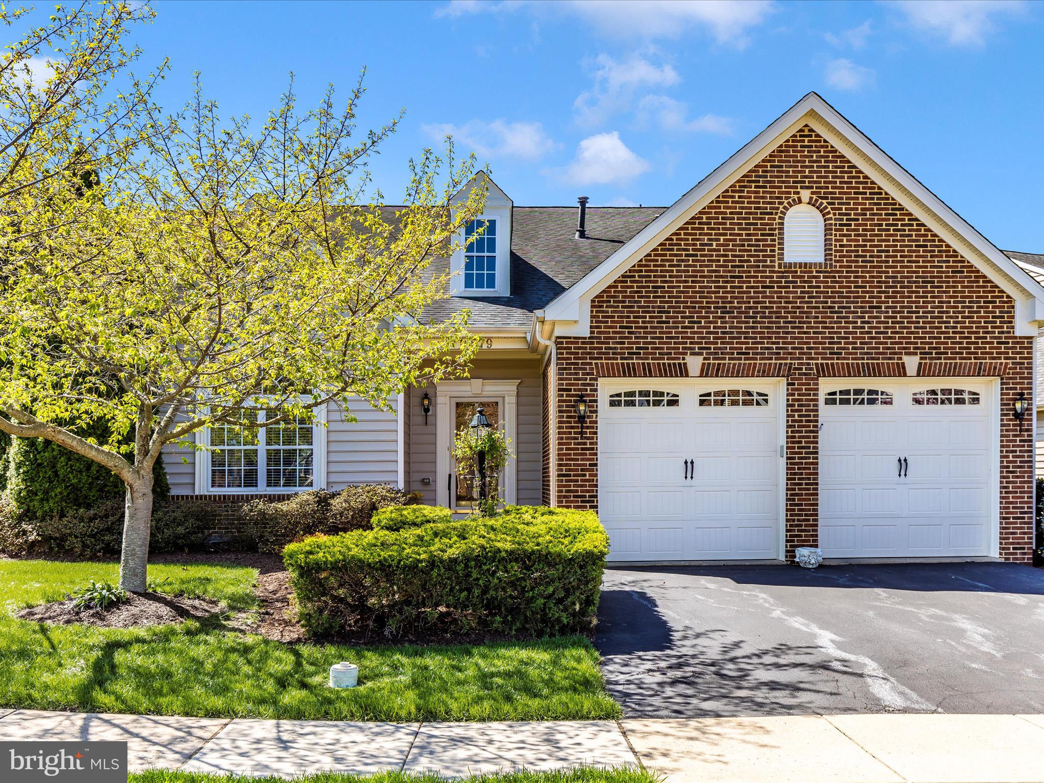 This Stonehurst model is located in the active over age 55 community in the Signature Club at Greenview.  The primary suite & full luxury bath are located on the main level as well as the living room, dining area, table space kitchen, with granite,  1/2 bath, family room that exits onto a screened porch, main level office, and laundry room/mud room.  The 2 car garage enters into the mud/laundry room which is very convenient.  There are 2 additional large bedrooms on the upper level with a full bath and loft area which is perfect for guest or family, it also, makes a great 2nd office. The upper level bedrooms are very good size and will fit a king bed in both bedrooms with amble room left. This is a wonderful open floor plan and lots of light.  The basement area is unfinished, it does have some shelves for storage.  The association maintains the exterior of the home, which includes mowing, mulching, trimming, snow & trash.  The community club house has many activities if you are interested.  There is an exercise room, on the lower level with exit out to the pool.  Great community, great people.  Minutes to major highways and shopping.
