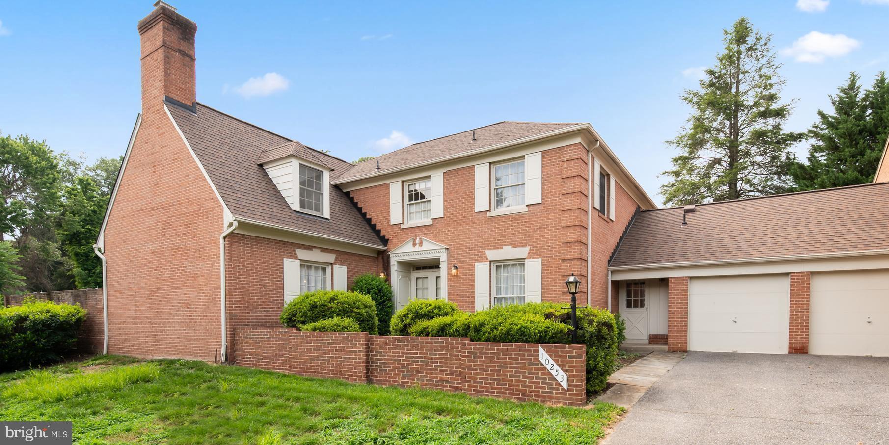 The largest & most sought after Croyder- Irvin  model in the Worland community(4,296 total sq. ft.) is now available for sale. This is your opportunity to own a rare Montgomery County pool home! It's an exceptional end unit that's private, sunny and open but don't assume that this is your typical townhome as it actually functions as a single family home -just connected to your neighbor at the garage wall. Yard work is minimal as the HOA maintains grounds in common areas.  Inside this  spacious and well-designed home, you'll find 5 bedrooms and 2.5 baths on the upper level; a main level that is made for entertaining including large entry foyer, home office, family room and living room each boasting a gas fireplace, formal dining room, tablespace kitchen open to family room, laundry room, entry to  two car garage and of course access to your private swimming pool. The lowest level is an unfinished basement. The generously sized garage offers  storage as well as access to rear of house. Except for the kitchen and bathrooms, there are hardwood floors throughout. This wonderful home is waiting for your own personal updates, improvements/renovations. Located within the highly acclaimed Churchill School District, this Worland community is also very conveniently located near Montgomery Mall, various other shopping centers, houses of worship, parks and major commuter routes. Within the shaded center of the court there is additional parking for your guests. A network of walking paths connect the five Worland courts and access the community children's play area. This property is part of an estate and is being sold in "as-is" condition. Heating method is gas forced air. Furnace replaced in 2015, CAC replaced in 2019,
roof replaced in 2023.