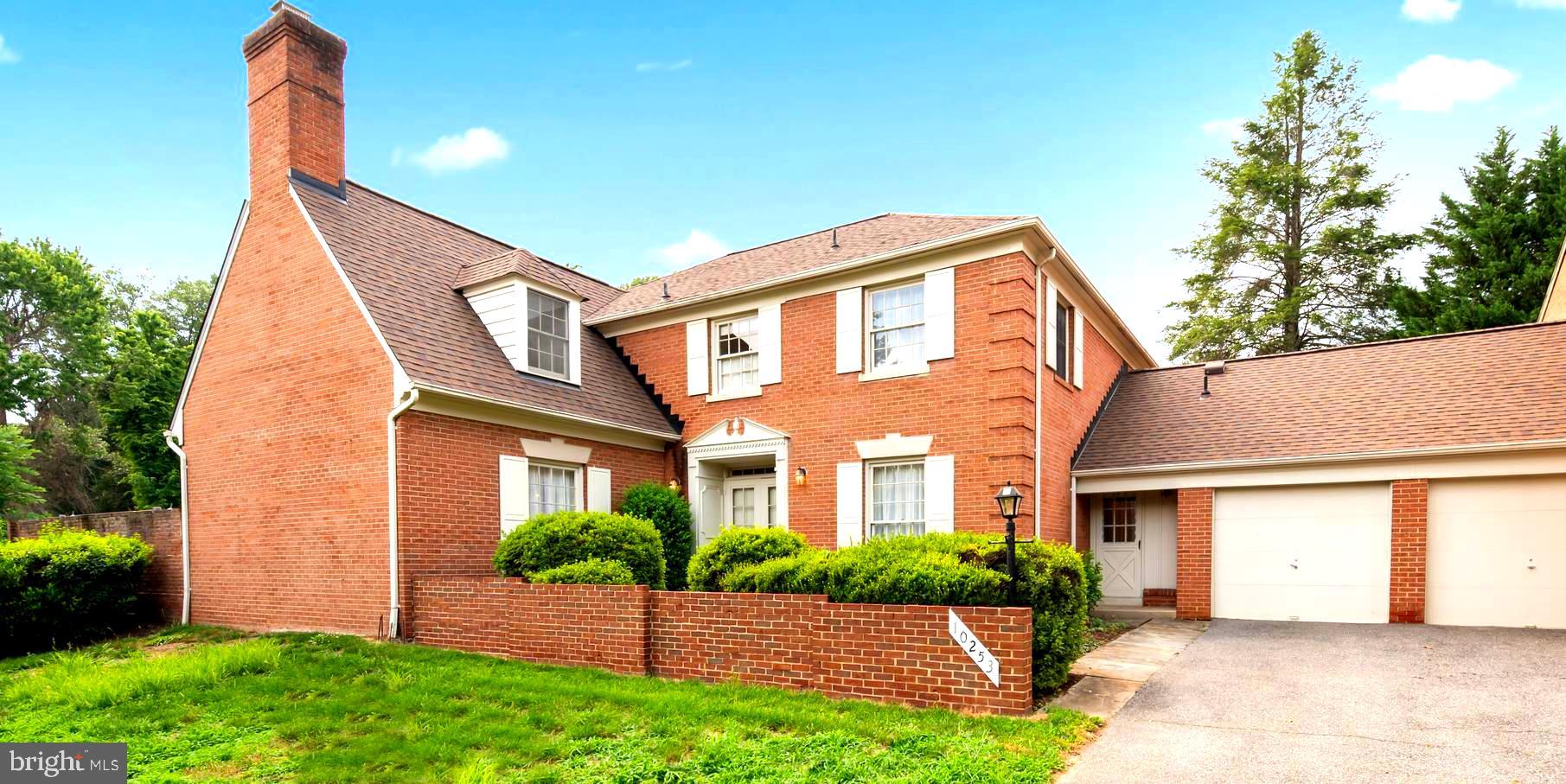 The largest & most sought after Croyder- Irvin  model in the Worland community(4,296 total sq. ft.) is now available for sale. This is your opportunity to own a rare Montgomery County pool home! It's an exceptional end unit that's private, sunny and open but don't assume that this is your typical townhome as it actually functions as a single family home -just connected to your neighbor at the garage wall. Yard work is minimal as the HOA maintains grounds in common areas.  Inside this  spacious and well-designed home, you'll find 5 bedrooms and 2.5 baths on the upper level; a main level that is made for entertaining including large entry foyer, home office, family room and living room each boasting a gas fireplace, formal dining room, tablespace kitchen open to family room, laundry room, entry to  two car garage and of course access to your private swimming pool. The lowest level is an unfinished basement. The generously sized garage offers  storage as well as access to rear of house. Except for the kitchen and bathrooms, there are hardwood floors throughout. This wonderful home is waiting for your own personal updates, improvements/renovations. Located within the highly acclaimed Churchill School District, this Worland community is also very conveniently located near Montgomery Mall, various other shopping centers, houses of worship, parks and major commuter routes. Within the shaded center of the court there is additional parking for your guests. A network of walking paths connect the five Worland courts and access the community children's play area. This property is part of an estate and is being sold in "as-is" condition. Heating method is gas forced air. Furnace replaced in 2015, CAC replaced in 2019,
roof replaced in 2023.