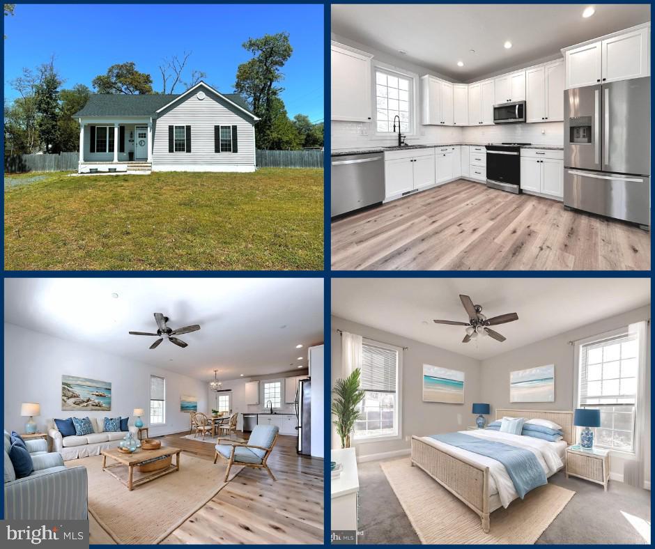Open House Saturday May 30th  11am -1pm — Stop In and Take a Tour!  New Price Alert!!  Experience the simple pleasures of one-level living in this stylish rancher on a spacious 1/2 acre corner lot. Built just four years ago!! From morning coffee on the front porch to sunset boat rides on the Chester River (just a couple blocks away!), this home is designed for comfort and convenience.  Step inside and you will see the well-designed open floor layout with beautiful LVP flooring, a sleek white kitchen boasting SS appliancNew Price Alert!!!es and granite countertops, a spacious living room and an adjoining dining area adorned with tons of natural light. The sleeping zone features a primary bedroom with an ensuite bathroom. there's also two additional bedrooms with a shared full bathroom and a separate laundry room.  You’ll love the designer lighting, sun-drenched rooms, and the privacy of a fenced backyard.  Within close proximity to shopping, dining and the delights of downtown Chestertown... Easy access to Route 301...20 minutes to Delaware...30 minutes to Bay Bridge...Why wait to build when you can own this nearly new and perfectly priced home??  Some images have been virtually staged and digitally enhanced.