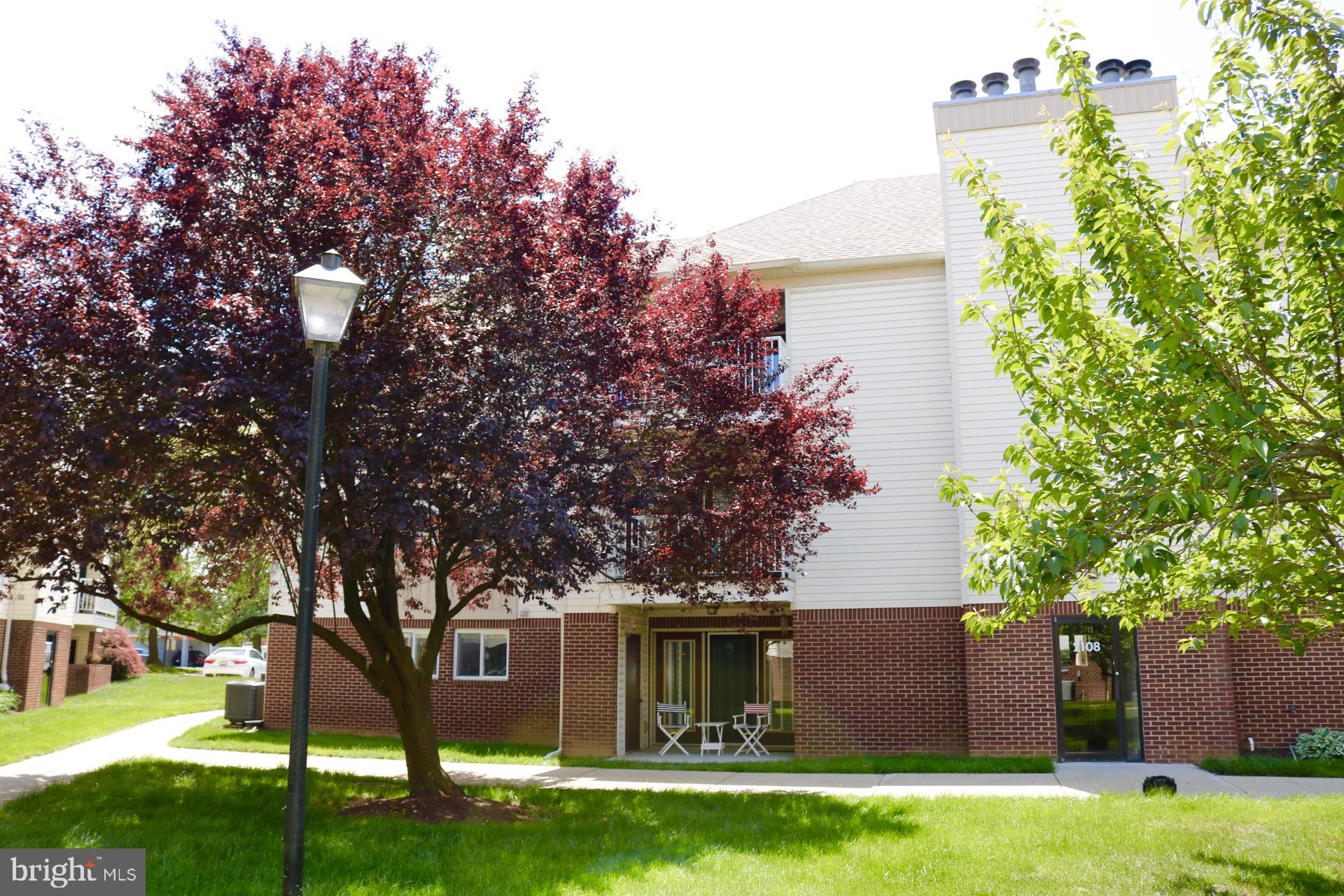 Welcome home to this freshly painted,  garden-style,  accessible condo in the sought-after Old Farm community! This spacious 2-bedroom, 2-bathroom unit offers a perfect blend of comfort and convenience, featuring an open-concept living area and a private patio backing to open space,  ideal for morning coffee. The primary suite is a complete with a walk-in closet and private en-suite bath. Walk out to your private patio and enjoy the peace and quite of the spacious common grounds, with storage shed off of patio. Convenient neighborhood, walkability to groceries, restaurants, DD and other,  while  just minutes from Historic Downtown Frederick's vibrant dining and shopping scene. This prime location provides effortless access to major commuter routes including US-15, I-70, and I-270.  With assigned parking and water/sewer included in the low monthly HOA fee, this home is an exceptional opportunity for first-time buyers or those looking to downsize. Schedule your tour today and experience the best of Frederick living!