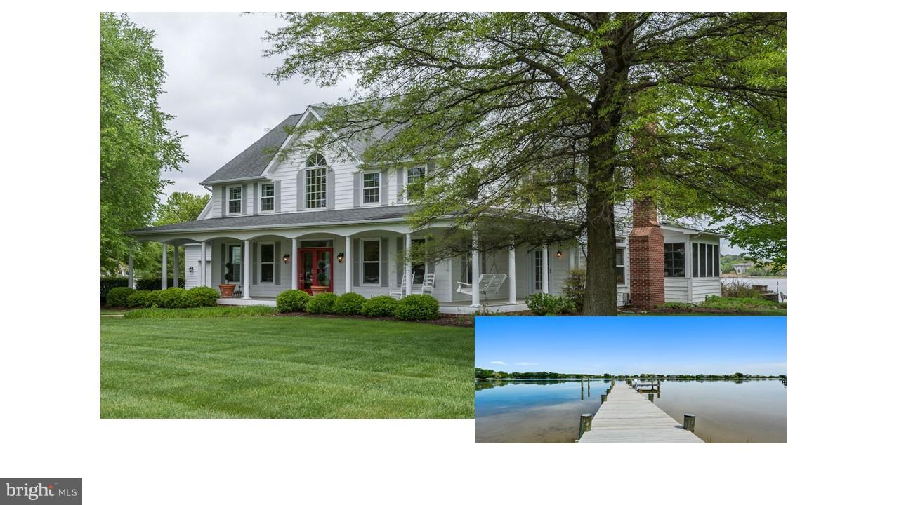 Beautiful 15 acre turn-key private waterfront estate! Agriculture tax break, the farmer takes care of the farm land. Beautiful, kitchen & baths, water views from every room, oversized porch, patio, deck, sunroom, in-ground pool, fire pit & tiki bar. This home is perfect for entertaining! 2 car garage finished bonus space above. Gorgeous master suite. Private pier with lift and new roof!