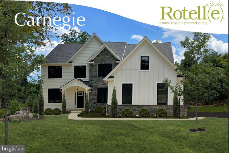 The Carnegie features an open floor plan, perfect for easy entertaining. This stunning four-bedroom
home is well-equipped with a central volume ceiling in the family room, a spacious eat-in kitchen,
formal living and dining rooms, and a standard first-floor study. The luxurious owner’s suite,
complete with his and her walk-in closets and a large bathroom, offers a relaxing retreat for
homeowners.
For more than 30 years, family-owned and operated Rotell(e) Development Company has been
Pennsylvania's premier home builder and environmentally responsible land developer.
Headquartered in South Coventry, we pride ourselves in our workmanship and stand behind every
detail of each home we build.
HOUSE IS TO BE BUILT exclusive with Rotell(e) Builders. There is still time to choose the model you want. Come to our Studio
to take a look at all of the various house plans we have available. Our plans range from ranches to
cape cods to two-story homes! We also offer a variety of options to make your home the dream you
imagine! Call today and speak to one of our Home Experts at Studio (e)!
*Please Note: Pictures show options not included in the listed sales price or as a standard. Listing
reflects price of the Carnegie in the version of (e)+ series being advertised.