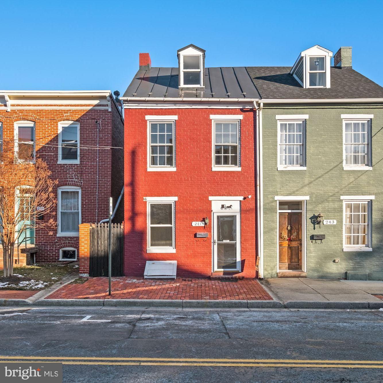 Welcome to historic downtown Frederick where you will find this quaint fully renovated, all brick semi-detached home from 1880 with metal roof. New Kitchen, New full bath, new floors, new paint, new fixtures, finished attic flex room, new laundry room located on bedroom level, Updated HVAC 2017, and much more! Large backyard with parking for 4 cars as well as easy street parking. Well maintained on a quiet street and only minutes from Carroll Creek, Baker Park, Edward P. Thomas Memorial Pool and the Marc train station. Enjoy the proximity to shops, restaurants, boutiques, and cafes! Frederick is the hub of art and culture! Located less than an hour from Washington and Baltimore for ever more attractions. Small dog(s) under 20 lbs. considered. Lease starts 4/1/2024.