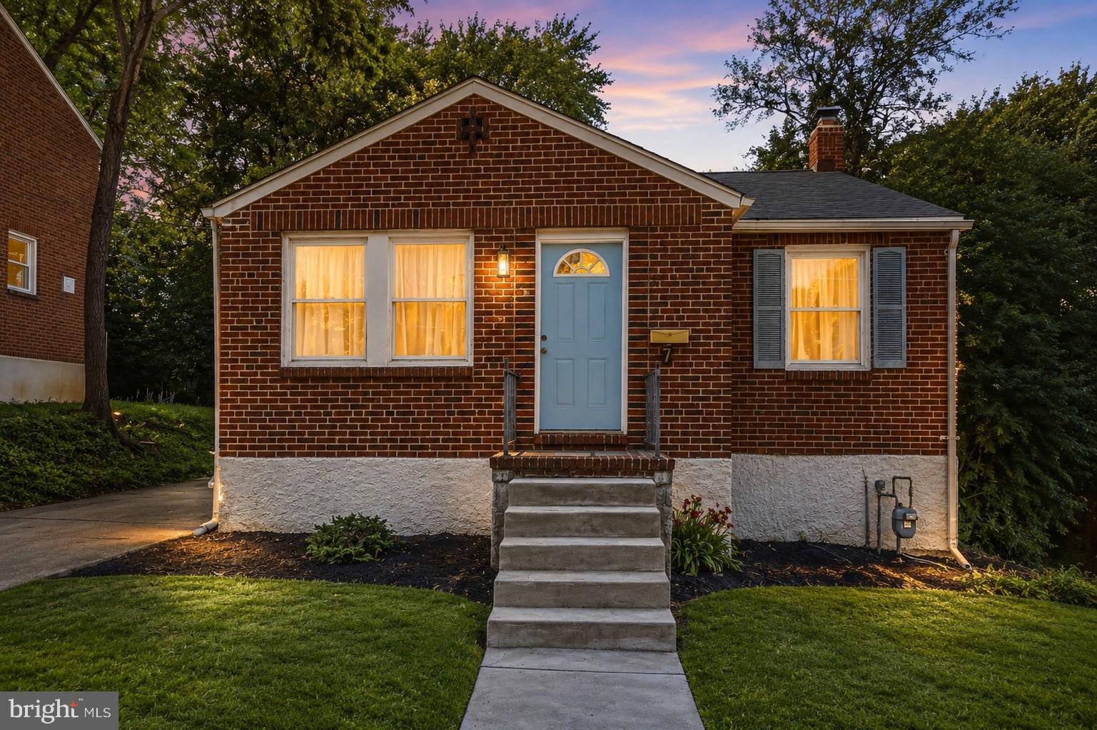 Welcome to 7 Lodge Rd, an incredible opportunity to own a single-family home for the price of a townhome in the hidden gem of Catonsville!  New to Catonsville? Come see why residents LOVE it. Affectionately known as "Music City Maryland," Catonsville offers a fantastic blend of a welcoming suburban feel, highly rated schools, and unbeatable convenience.  This brick home is light, bright and welcoming, it's been freshly painted throughout, with hardwood floors and an open concept. The main level features the open concept entertaining space: Kitchen, dining and living room, all open to you and your guests.  You will also find two comfortable bedrooms and a full bathroom. Downstairs, the fully finished basement offers fantastic flexibility and serious income potential. Designed as an ideal in-law suite or potential rental unit, the lower level features a third bedroom, a second full bathroom, a second kitchen, and an outside walk-up entrance. While the basement could use a little cosmetic updating to truly make it shine, the layout is an absolute dream for "house hacking," offsetting your mortgage, or multi-generational living.  Outside, you'll love the generous lot, offering a great backyard perfect for relaxing, gardening, or entertaining. Location is everything—you are just minutes from the vibrant shops, cafes, and music venues on Main Street, the scenic hiking trails of Patapsco Valley State Park, UMBC, and historic Old Ellicott City. Commuters will appreciate the incredibly easy access to I-695, I-95, and downtown Baltimore. Bring your open-minded buyers to see the fantastic value this property holds!