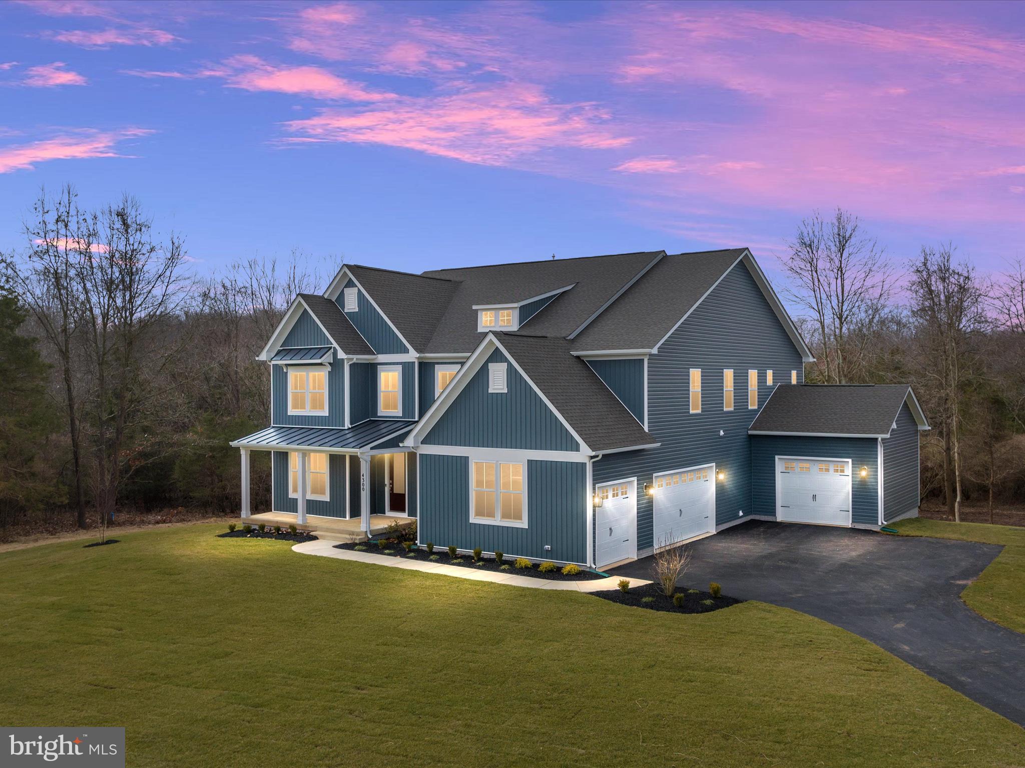 Welcome to this newly built luxury estate located in the prestigious Estates at Logmill. Situated on a private 10-acre lot (lawn maintenance included in rental price), this expansive home offers nearly 6,300 finished square feet of beautifully designed living space, featuring 7 bedrooms and 6.5 bathrooms. Perfect for both everyday living and entertaining, the home includes a main-level bedroom with a walk-in closet and en suite full bath—ideal for guests or multigenerational living. Lawn maintenance is included in the rental price, offering added convenience. The home boasts a 4-car garage and a welcoming covered front porch. Inside, a dramatic two-story foyer with an oak staircase and iron balusters sets the tone for the elegant interior. The formal dining room features a tray ceiling and crown molding, while the gourmet Palladian-style kitchen offers an eat-in breakfast area, gray cabinetry with pot and pan drawers, stainless steel appliances, a 5-burner cooktop with vent hood, quartz countertops, double wall ovens, built-in microwave, decorative tile backsplash, under-cabinet lighting, wine refrigerator, and an extended center island with a waterfall edge and pendant lighting. A spacious walk-in pantry completes this impressive culinary space. Wide plank luxury vinyl flooring flows throughout the main level, upper landing, and primary suite. Updated lighting fixtures and custom window blinds add a modern touch. Step out from the kitchen onto the Trex deck ideal for relaxing or entertaining. The expansive great room features a sleek modern fireplace and abundant natural light. A private study with French doors and crown molding offers the perfect space for a home office. The mudroom includes built-in cubbies for added organization, and the laundry room is conveniently located on the bedroom level, equipped with front-load LG washer and dryer, folding counter, and laundry sink. The luxurious primary suite includes a tray ceiling, ceiling fan, and two large walk-in closets. The spa-inspired primary bath features a soaking tub, oversized shower, dual vanities with quartz countertops, generous cabinetry, and a private water closet. Bedrooms 2 and 3 each have en suite bathrooms, ceiling fans, and walk-in closets, while bedrooms 4 and 5 share a Jack-and-Jill bath and also offer walk-in closets and ceiling fans. The finished basement includes 9-foot ceilings, a spacious recreation area, Bedroom 6 with a walk-in closet and full bath, and a finished storage room. Additional features include window blinds, deck staircase leading to backyard, a painted garage with utility sink and EV charger, smart home technology, and zoning for top-rated schools. This home is conveniently located near major commuter routes including I-66, Routes 29, 50, 15, and 234, as well as commuter lots and Dulles International Airport. You'll also enjoy easy access to upscale shopping and dining options nearby.