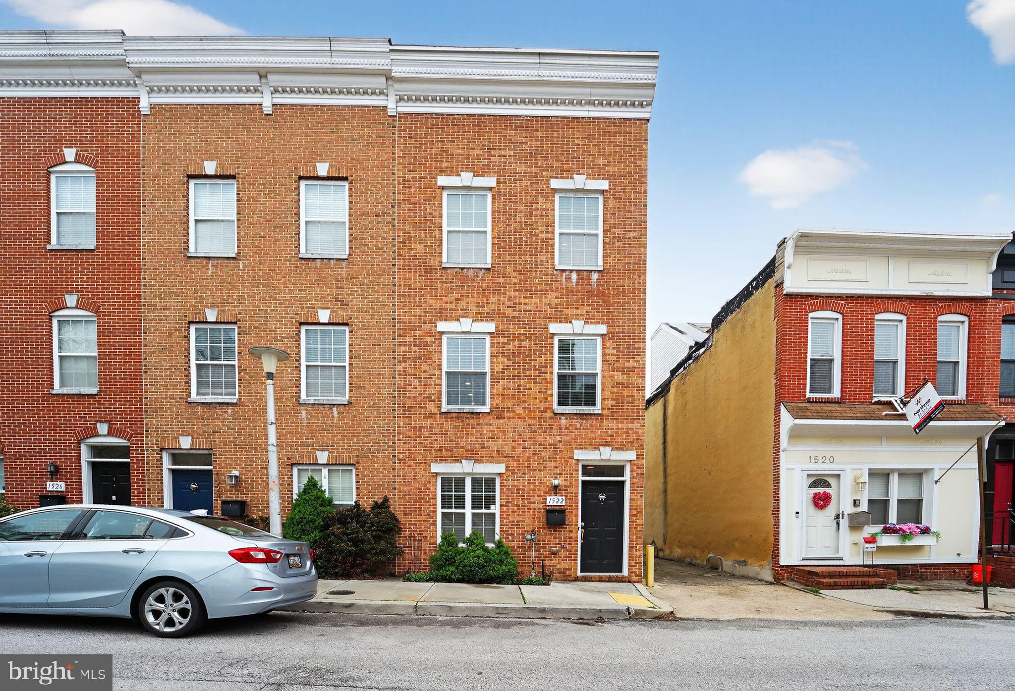 Federal Hill End-of-Group Row Home
Built in 2015, this is a stunning 3BR/3.5BA home. Spectacular city views from the specious roof deck. Enjoy an open floor plan with a gourmet kitchen, island, breakfast bar, and deck, perfect for entertaining. Upstairs, Two spacious bedrooms each feature their own full bath, while the entry level includes a third bedroom and full bath. 
2 EV charging outlets
2 car parking (garage and rear pad)
New refrigerator (2024) and water heater (2025)
Perfect blend of luxury and convenience in one of Baltimore’s most sought-after neighborhoods!