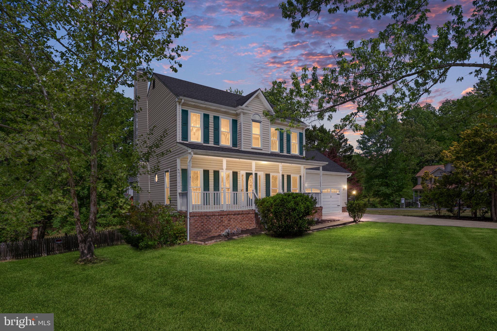 Welcome to this stunning three-story Colonial nestled on a spacious corner lot in a desirable no-HOA community! This beautifully maintained home offers exceptional convenience—less than 5 minutes to Riverbend High School, commuter lots, shopping, and medical facilities.
Step inside to a bright, open two-story foyer with wide-plank hardwood floors throughout the main level. The gourmet kitchen is a chef's dream, featuring Quartz countertops, a custom tile backsplash, 42" soft-close cabinetry, a deep farmhouse-style sink, and premium stainless steel appliances including double convection ovens, an upgraded microwave, and a deluxe refrigerator with water/ice dispenser and pull-out freezer drawer.
Enjoy meals in the charming breakfast nook with a bay window, then relax in the cozy family room that opens to a deck—perfect for entertaining and enjoying the private, fenced-in rear yard with wooded views.
Upstairs, the Owner’s Suite offers a peaceful retreat with a soaking tub, separate shower, dual vanities, and a spacious walk-in closet. Two additional bedrooms and a full bath complete the upper level.
The fully finished walk-out basement is a flexible bonus space featuring luxury plank flooring, custom built-ins, and a half bath—perfect for a home office, game room, guest suite (NTC bedroom), or media space.