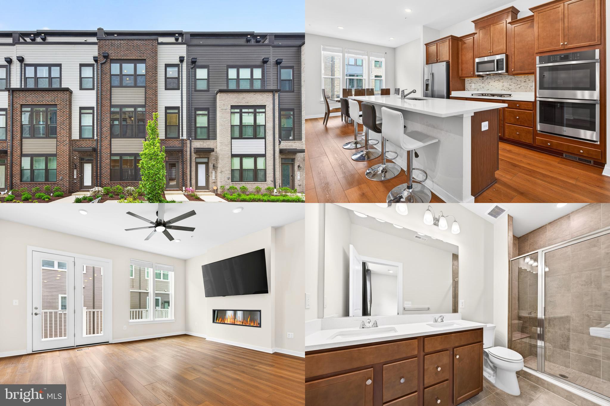 Built in 2024 by Stanley Martin, this modern Verra townhome offers a well-designed four-level layout with 3 bedrooms, 3 full baths, and 2 half baths in the Westside at Shady Grove community.

The home is thoughtfully designed to balance comfort and functionality, with clean lines, contemporary finishes, and a bright, open feel throughout. The main level opens into a spacious living area where the kitchen, dining, and living spaces connect naturally, creating an easy flow for everyday living.

The kitchen stands out with quartz countertops, a large center island, stainless steel appliances, and generous cabinetry, offering both style and practicality. Just off the kitchen, the living room features a fireplace, ceiling fan, and expansive windows that bring in natural light, along with direct access to a private deck that extends the living space outdoors. A dining area and a powder room are also positioned on this level for added convenience.

Upstairs, the primary suite offers a comfortable and private setting with ample space, walk-in closets, and a well-appointed en-suite bath. A second bedroom, full bath, and a conveniently located laundry area are arranged nearby, providing a practical layout for daily living.

The top level adds flexibility with a loft-style space that includes a wet bar and access to the rooftop terrace, creating a great setting for entertaining or relaxing. An additional bedroom with its own bath on this level works well for guests, a home office, or extended living.

The entry level includes a bright and versatile space with a half bath and direct access to the attached two-car garage, allowing for a variety of uses depending on your needs.

Residents enjoy a low HOA with pool and trash service included, along with access to community amenities such as a clubhouse, fitness center, playgrounds, dog park, and future garden spaces.

The location offers excellent convenience, just minutes from shopping, dining, and everyday essentials, and approximately 0.5 miles from the Shady Grove Metro station on the Red Line. Easy access to I-270 and MD-200 connects you to Washington DC, Bethesda, and Northern Virginia, while nearby parks and destinations such as Crown, Rio, and Pike and Rose further enhance the lifestyle.