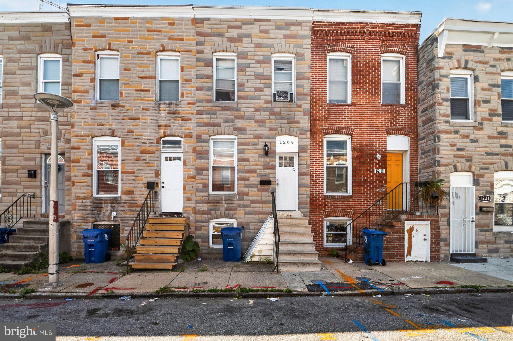 Expand your investment portfolio with 1209 Sargeant Street, a tenant-occupied home. Whether you're an experienced investor or looking to acquire your first investment property, this is an excellent opportunity to own a cash-flowing asset in a market with strong rental demand.

Conveniently located just minutes from downtown Baltimore, this property offers easy access to major commuter routes, public transportation, the University of Maryland Medical Center, Horseshoe Casino, and the city's sports and entertainment venues. The surrounding area continues to benefit from ongoing redevelopment, making it an attractive option for both investors and tenants alike.

Please do not disturb the tenant. Showings by appointment only.

This property is part of a larger portfolio. Closings will need to be coordinated with the other properties in the portfolio but may sell to individual buyers. 

Seller will only accept offers from serious buyers who can align with that timeline.