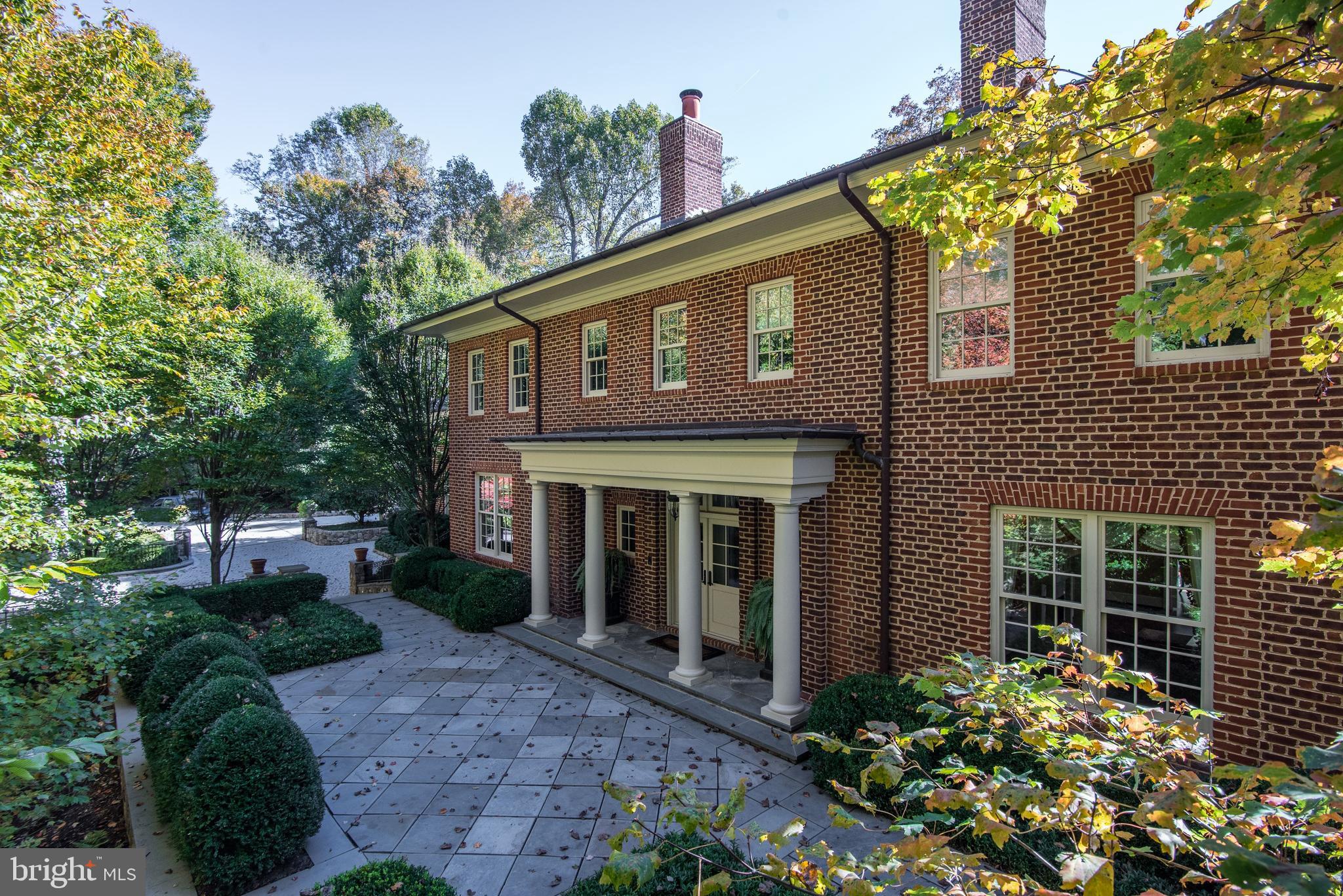 Incomparable construction with some of the most beautiful selections and finishes you will ever see.  This home is truly a masterpiece from top-to-bottom.The Brazilian mahogany floors are exquisite.  Everywhere you turn there are thick moldings, leaded glass decorative windows, coffered ceilings, stone flooring, eight fireplaces all with spectacular custom mantels.  You have to see this in person to understand this home is at a level much higher than any of those available at this price.  The photos do not do it justice.  The cherry paneled library is stunning with herringbone floors, triple palladian windows overlooking acres of woodland and a handcrafted fireplace mantel with a lion head detail.  No expense has been spared in the construction of this home.  Sited on a knoll at the end of the street affords the utmost in privacy and serenity.  Take advantage of this incredible opportunity now while rates are low.  This is a home for a lifetime!
