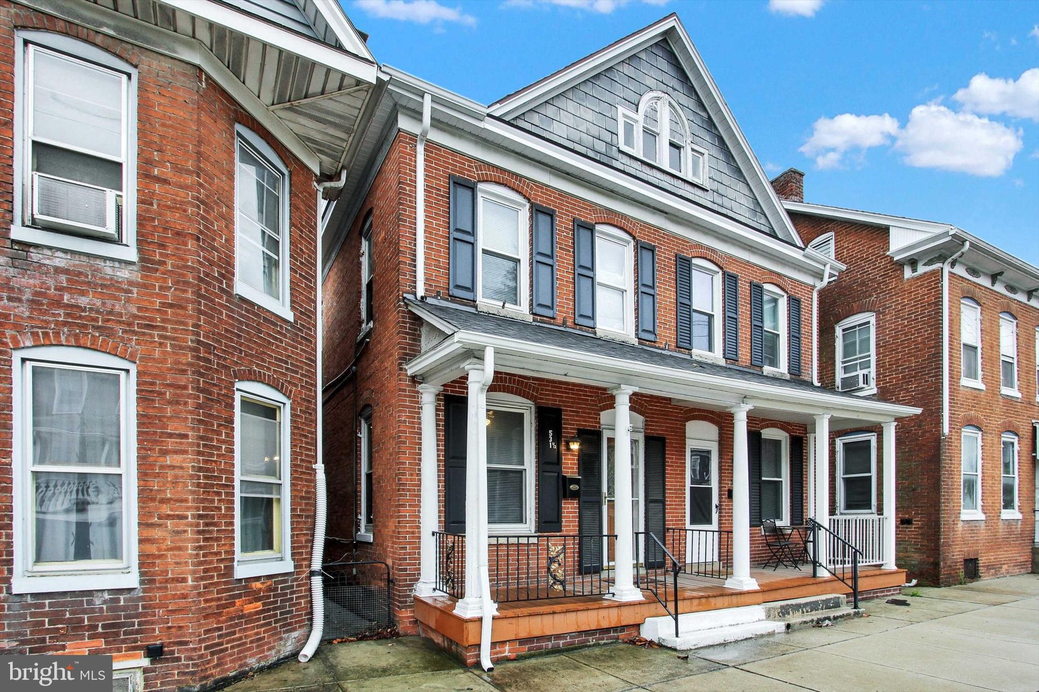 Welcome to 531 1/2 York St, a delightful semi-detached brick home nestled in the heart of Hanover. This lovely residence boasts 3  bedrooms and 1 1/2 bathrooms, offering a comfortable and inviting living space for you and your family making it the perfect rental or primary home. The large, updated kitchen is perfect for culinary enthusiasts, featuring ample counter space for meal preparation. Enjoy the convenience of a first-floor laundry room, making household chores a breeze. Located in the Hanover Historic District, this home is close to local shops, restaurants, and schools, making it a convenient and desirable location. This 1,302 square foot home, built in 1910, combines historic charm with modern updates, creating a perfect blend of old and new. Whether you’re looking for a cozy family home or a charming property with character, 531 1/2 York St could be what you are looking for. Don’t miss the opportunity to make this lovely home your own. Schedule a viewing today and experience the charm and convenience of living in Hanover!