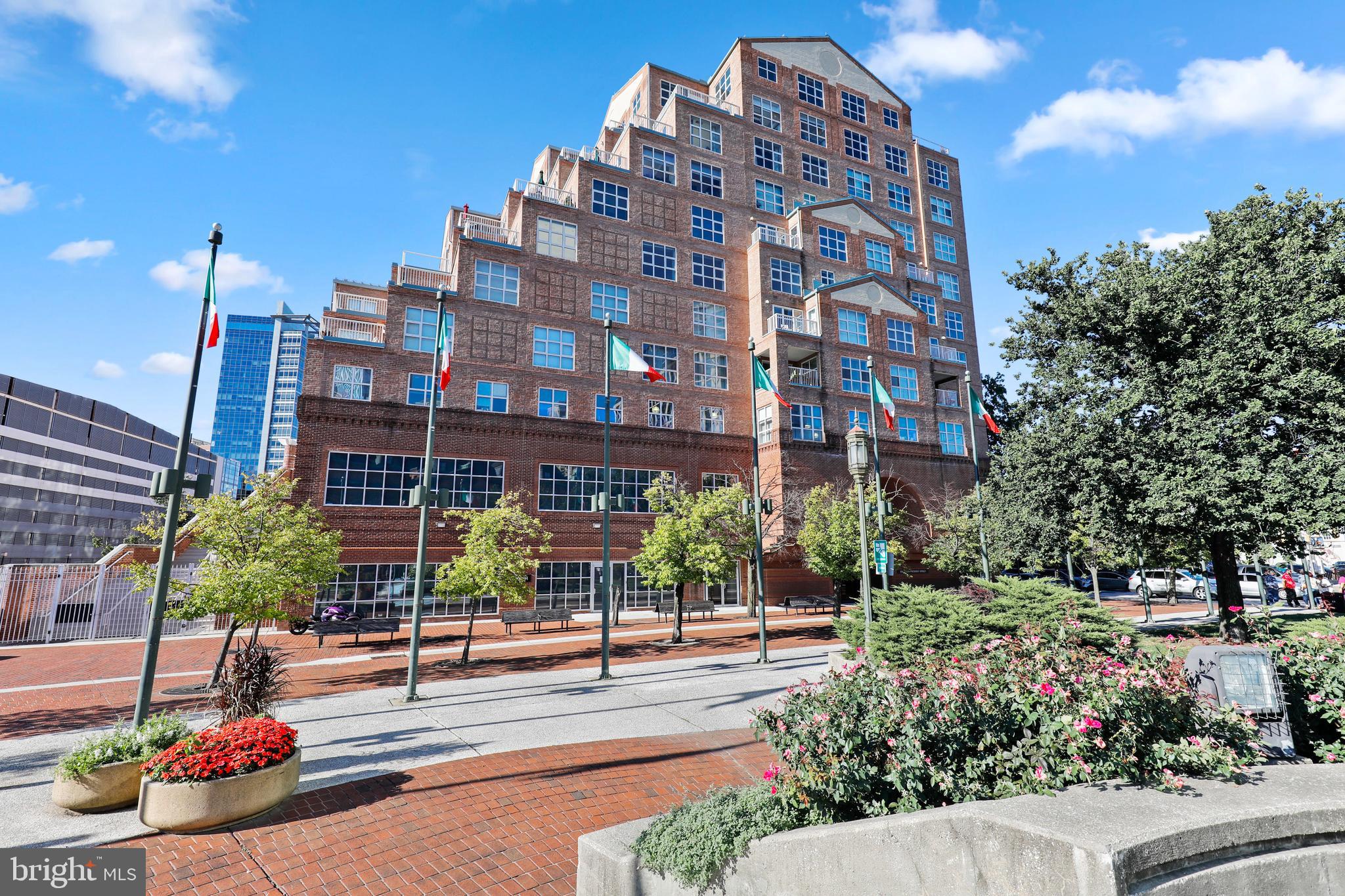 Fantastic opportunity to own this incredible apartment in Harbor East! Enjoy your morning coffee on the patio while taking in the views of Baltimore's beautiful inner harbor & skyline. Newly renovated kitchen & bathrooms, immaculate wood floors, & one of the lowest condo fees in the building! Condo fee includes; Gas, Water, Internet, Gym access, Pool access, Conference room, Community pool tables, Library, & Community patio with grilling area. Deeded parking spot is $91.32 a month. Walking distance to wonderful shops, restaurants, & nightlife!