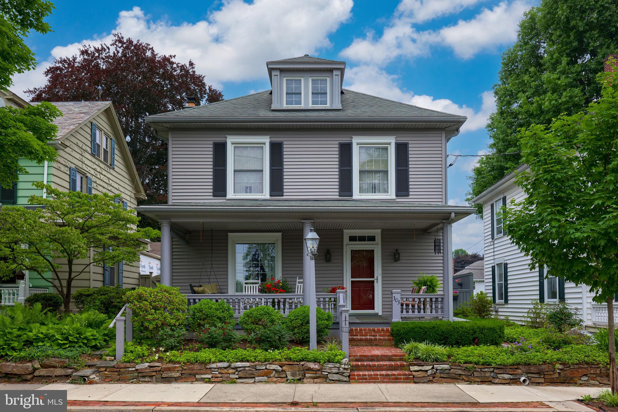Homes like this do not come around often enough! Meticulously maintained for 53 years by one owner, in the heart of Lititz on a quiet street. Walking distance to all that Lititz has to offer! 2000+  square feet of living space, 4 bedrooms, 1.5 bathrooms, 2 car garage + parking pad! Every inch of this home has been maintained and updated to the highest standard. Custom millwork and cabinetry around every corner. There are plenty of places to kick back and relax: a sunroom overlooking a private backyard,  beautiful landscaping surrounding the back deck or enjoy the friendly neighbors from the large front porch!  Air conditioning throughout the home and ample closet space in each bedroom. The list goes on and on! Schedule your showing today and enjoy life at its finest in Lititz, PA!