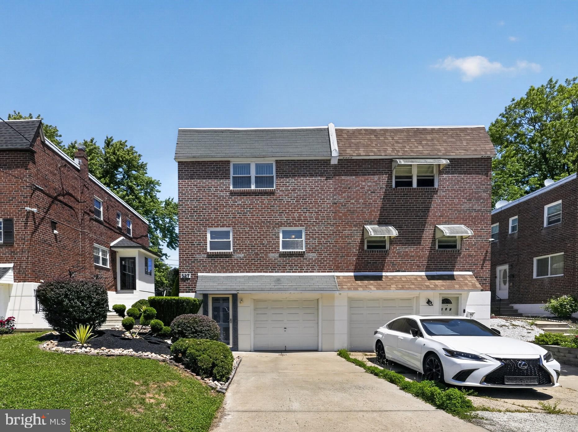 Beautiful Brick Twin Home – Move In Ready - Minutes to Shopping & Philmont Train Station!
This spacious and beautifully maintained home in desirable Somerton-Philmont Heights Neighborhood in North-East Philly features 3 bedrooms, 2 full baths (one with an installed heated towel rack and skylight), and 2 half baths. Gorgeous oak hardwood floors run through the second and third stories, beautifully complemented by matching solid oak doors, trim, and windowsills. The kitchen boasts granite countertops and matching granite windowsills. The finished walkout basement features a family/entertainment room and a versatile bonus room perfect for a home office, den, playroom, or gym. Enjoy a fenced backyard with an expanded patio, and beautiful landscaping throughout. A newly installed chair lift leading to the second floor offers excellent accessibility. Best of all, the major systems have already been updated for you: a brand-new roof (April 2026) with a transferable 15-year warranty, a brand-new water heater (March 2026), and a 4-year-young heater and AC system, replacement windows and doors. Brick-pointing completed. Garage has an electric opener, and a security system is installed. This home is absolutely in move-in condition! Conveniently located near schools, shopping, restaurants, and public transportation. Schedule a showing today!